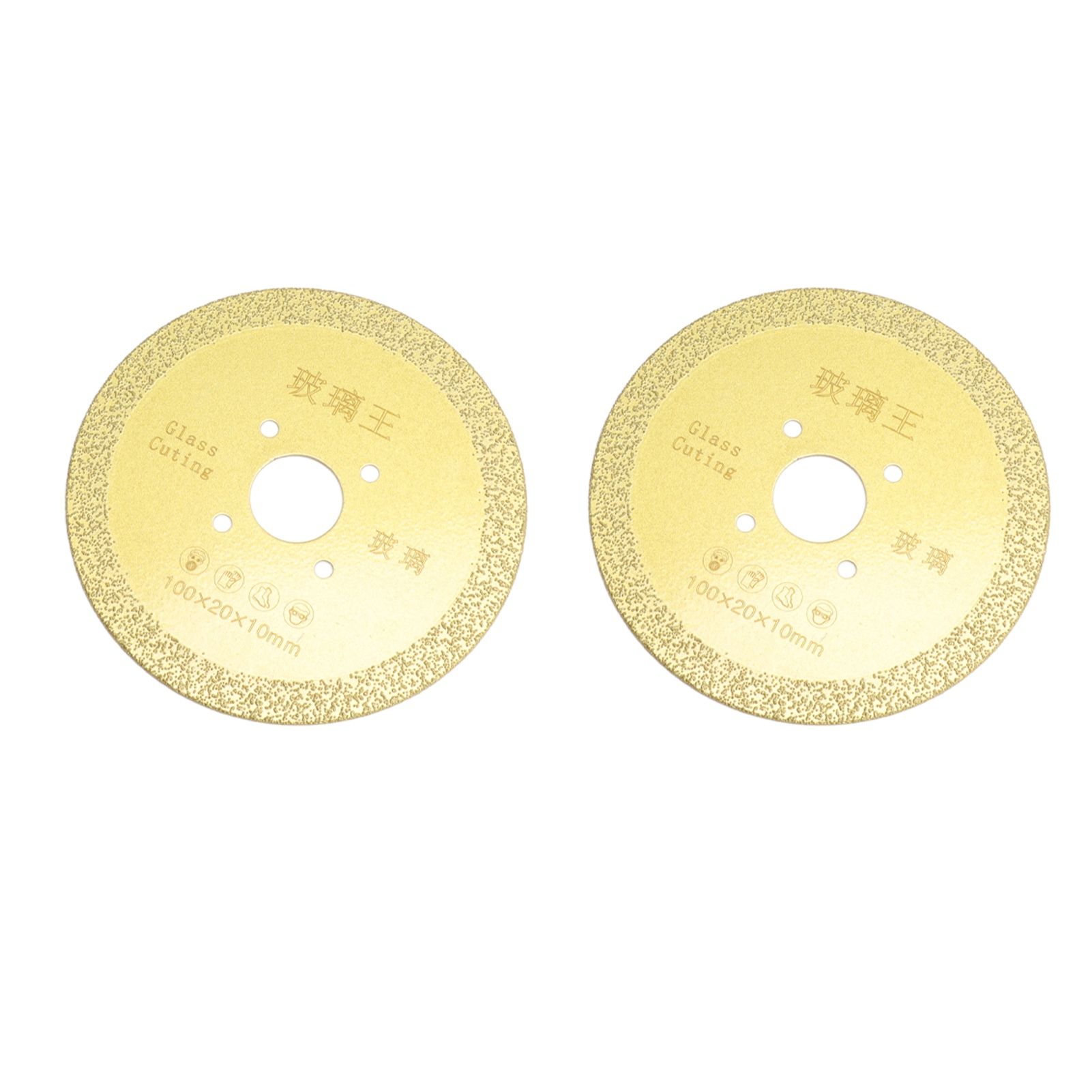 2Pcs Cutting Saw Blade 100mm Diamond Ceramic Saw Blade Porcelain Cutting Blade for Angle Grinder Cutting Machine 100x10mm / 3.9x0.4in - Image 8