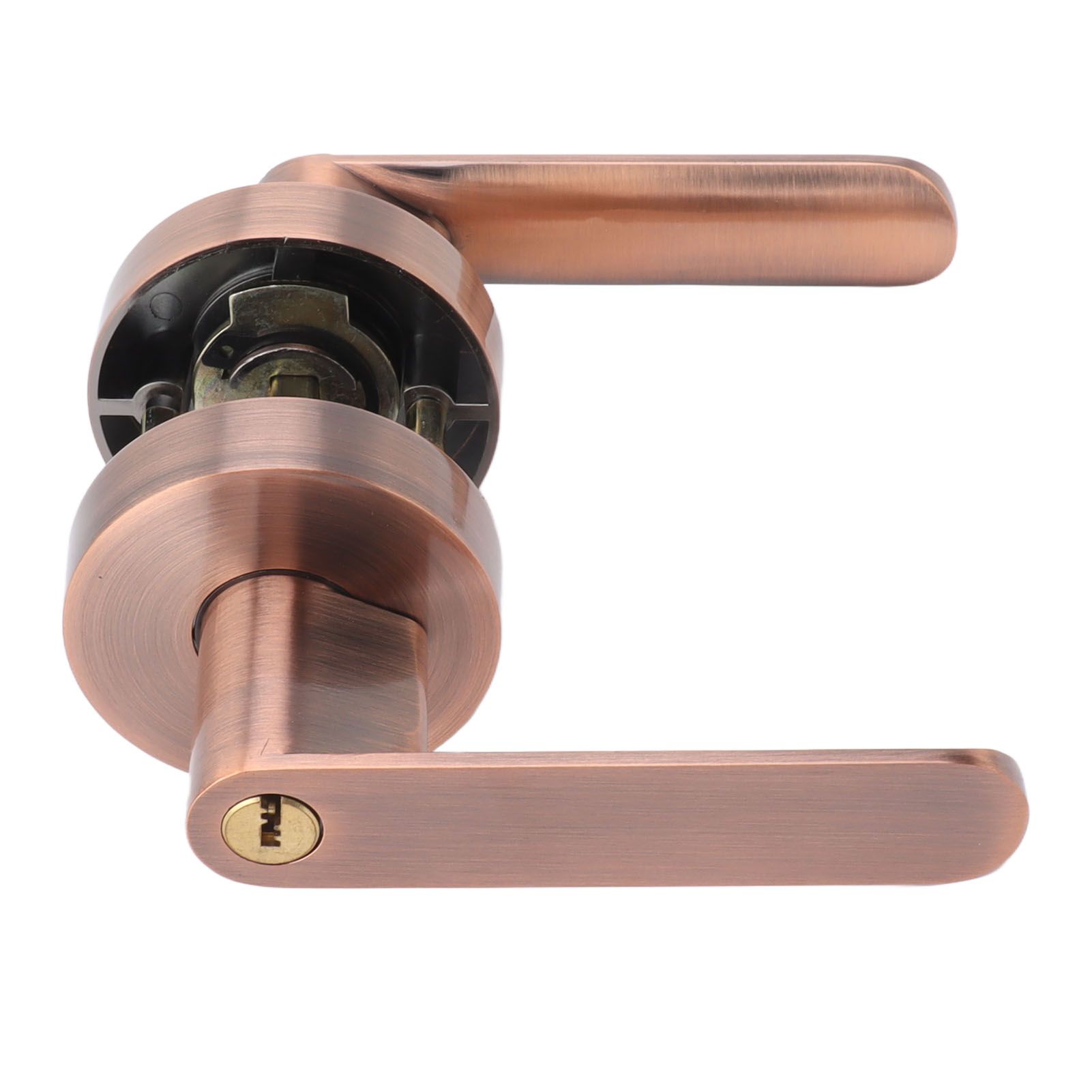 Passage Door Lever Set Aluminum Alloy Simple Modern Door Entry Lever Lock for Hallway Closet - Image 2