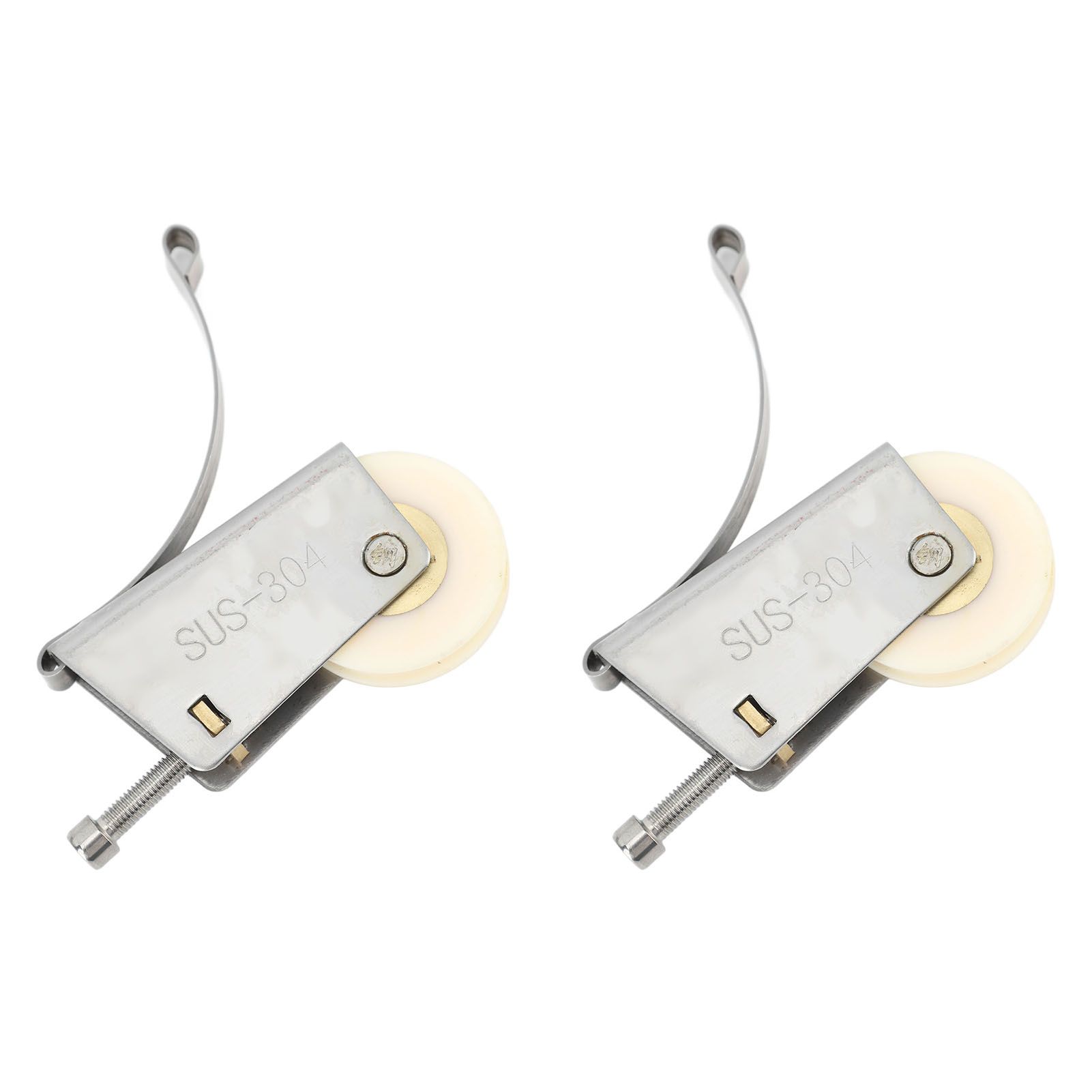 2Set Cabinet Sliding Door Window Roller Pulley Stainless Steel Sliding Door Window Roller Pulley Including Upper Wheel Waterproof Copper Core Concave Wheel - Image 2