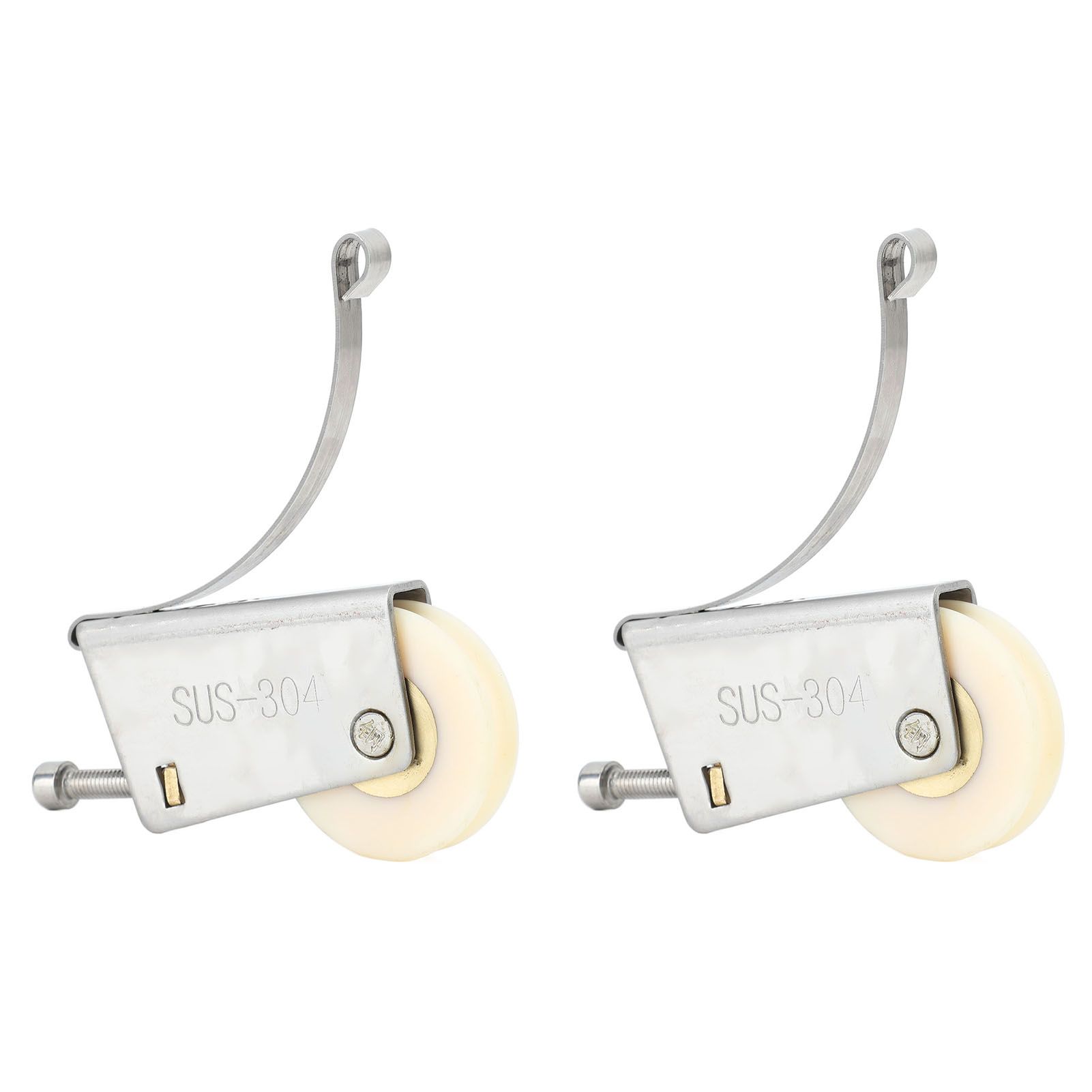 2Set Cabinet Sliding Door Window Roller Pulley Stainless Steel Sliding Door Window Roller Pulley Including Upper Wheel Waterproof Copper Core Concave Wheel - Image 4