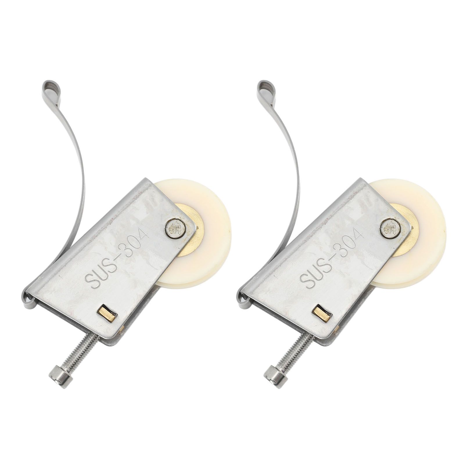 2Set Cabinet Sliding Door Window Roller Pulley Stainless Steel Sliding Door Window Roller Pulley Including Upper Wheel Waterproof Copper Core Concave Wheel - Image 7