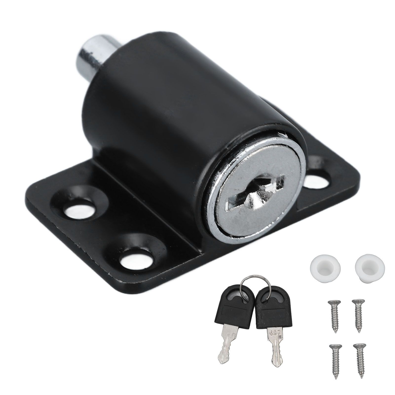 Door Window Safety Lock Zinc Alloy Anti Theft Sliding Door Child Lock for Household Use - Image 1