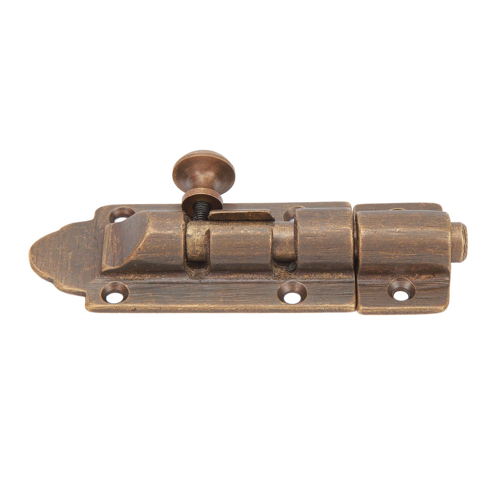 Barrel Bolt Buckle Rust Proof High Hardness Brass Antique Sliding Door Latch for Window Closet Furniture - Image 3