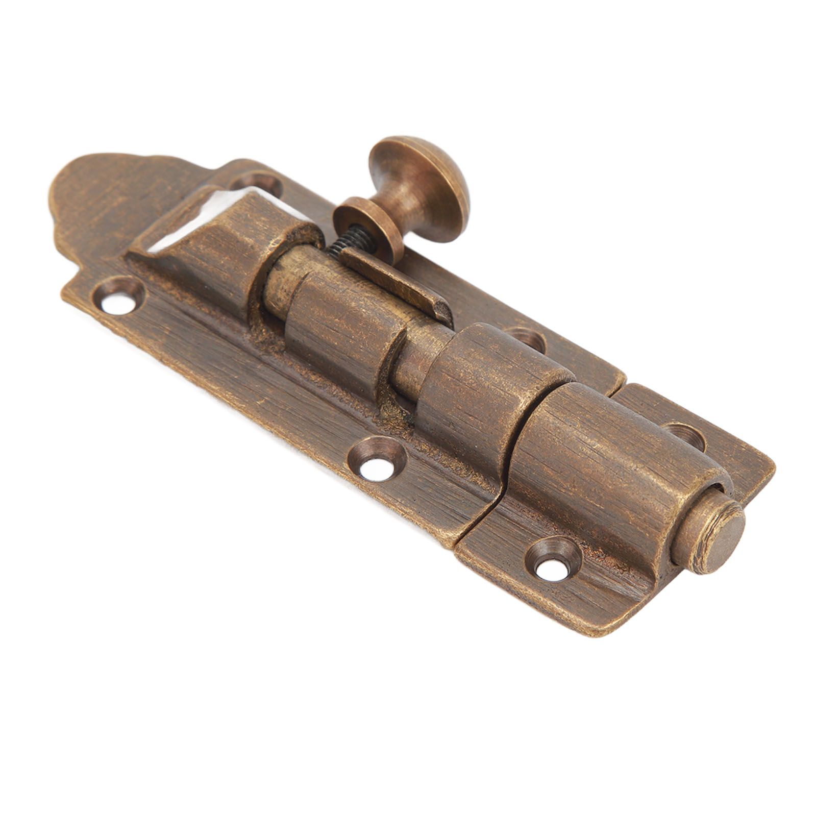 Barrel Bolt Buckle Rust Proof High Hardness Brass Antique Sliding Door Latch for Window Closet Furniture - Image 4