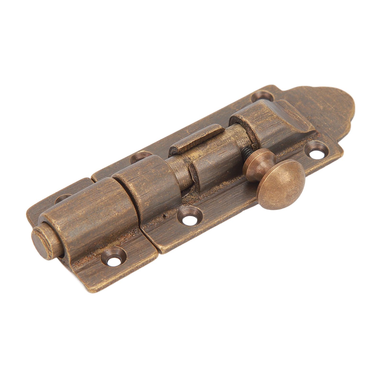 Barrel Bolt Buckle Rust Proof High Hardness Brass Antique Sliding Door Latch for Window Closet Furniture - Image 6
