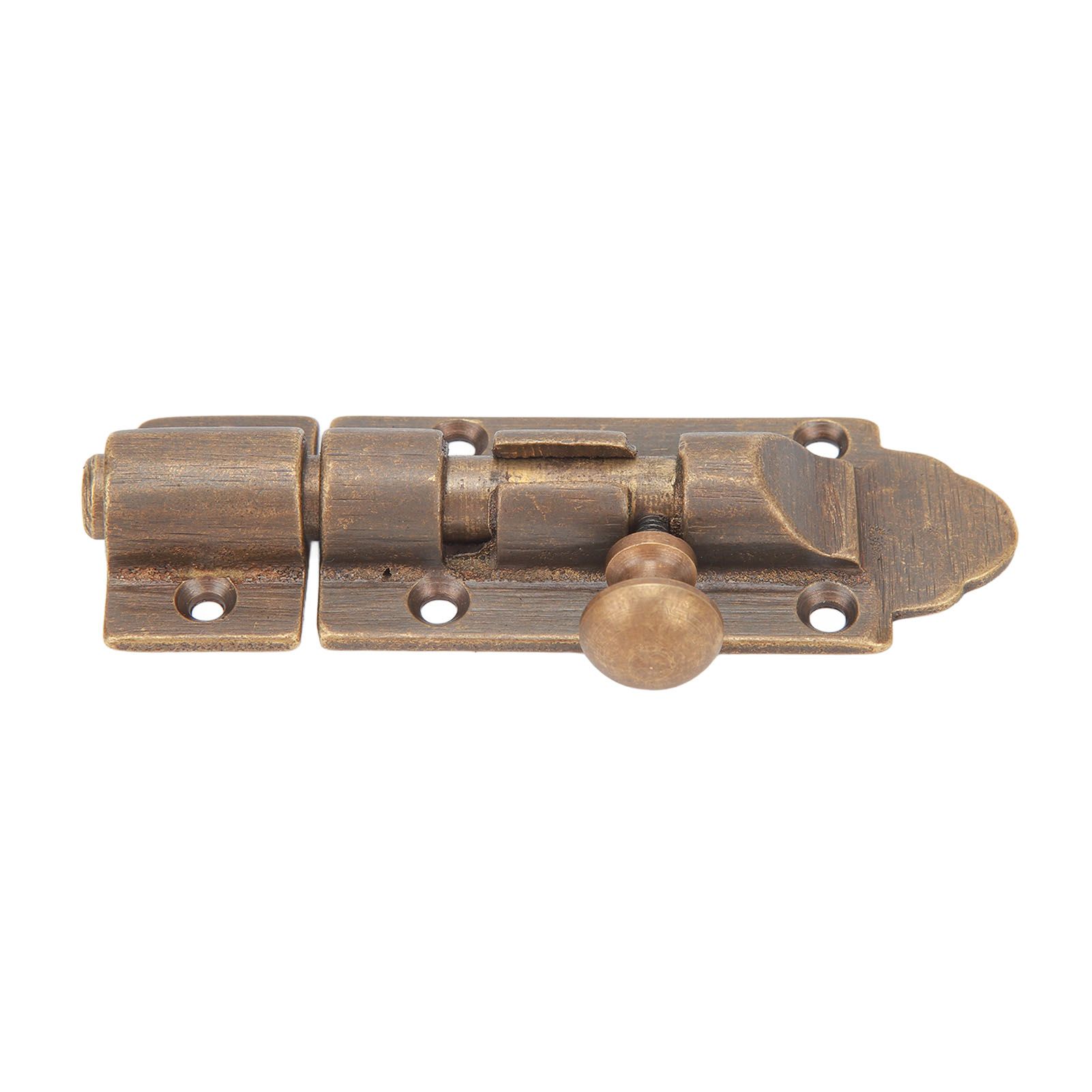 Barrel Bolt Buckle Rust Proof High Hardness Brass Antique Sliding Door Latch for Window Closet Furniture - Image 7