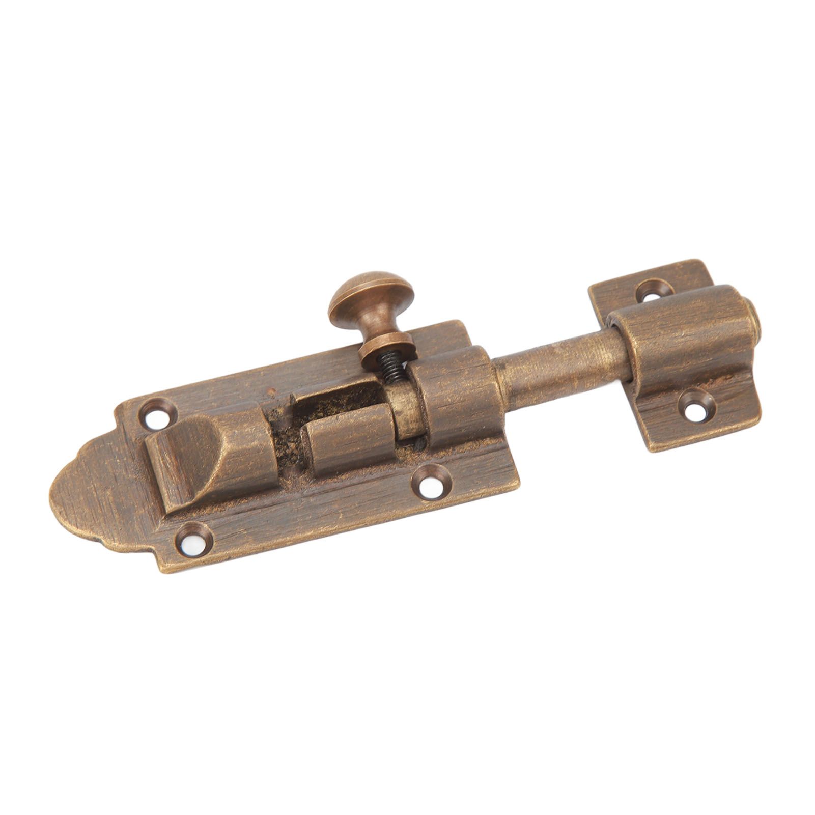 Barrel Bolt Buckle Rust Proof High Hardness Brass Antique Sliding Door Latch for Window Closet Furniture - Image 8