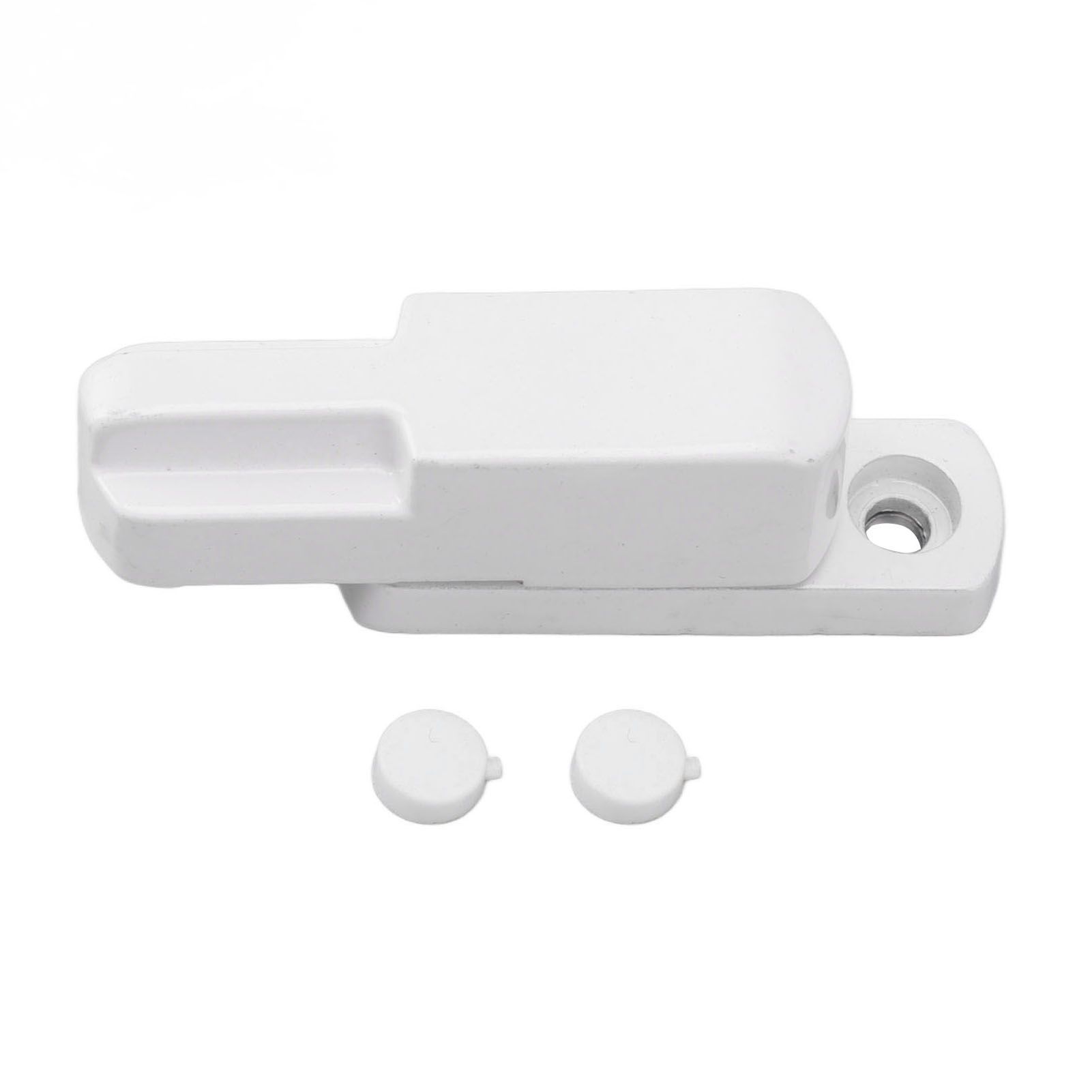 Window Latch Sash Lock Aluminum Alloy Anti Theft T Type Universal Child Proof Safety Lock for Home Security White - Image 1