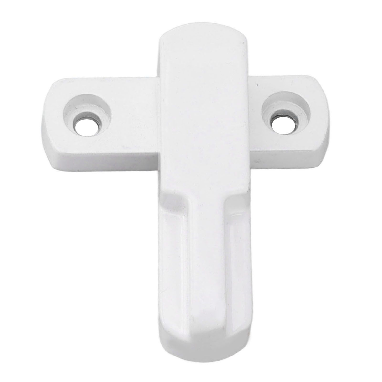 Window Latch Sash Lock Aluminum Alloy Anti Theft T Type Universal Child Proof Safety Lock for Home Security White - Image 6