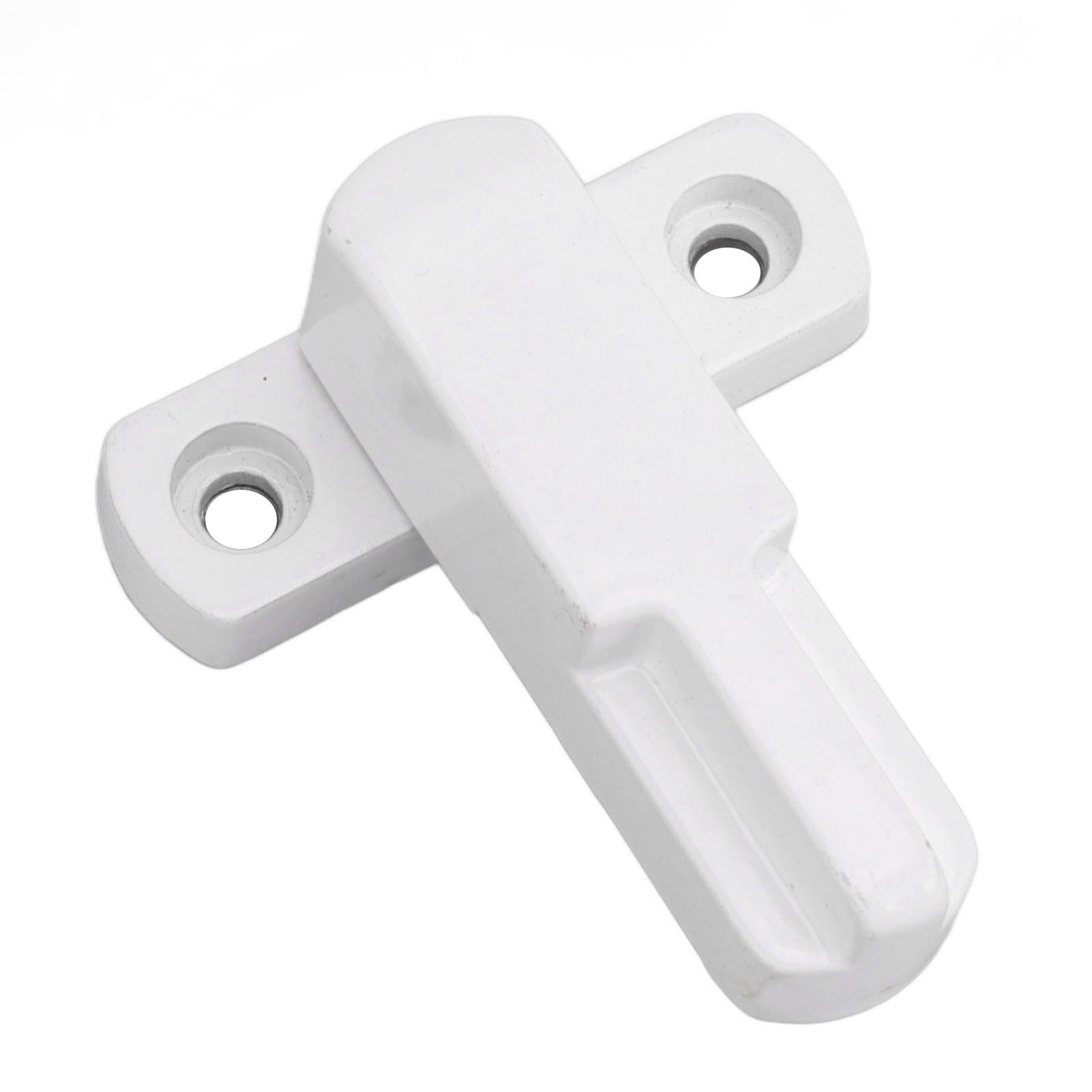Window Latch Sash Lock Aluminum Alloy Anti Theft T Type Universal Child Proof Safety Lock for Home Security White - Image 8