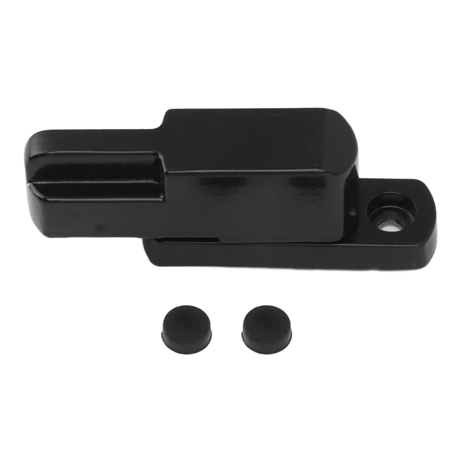 Window Latch Sash Lock Aluminum Alloy Anti Theft T Type Universal Child Proof Safety Lock for Home Security Black - Image 1