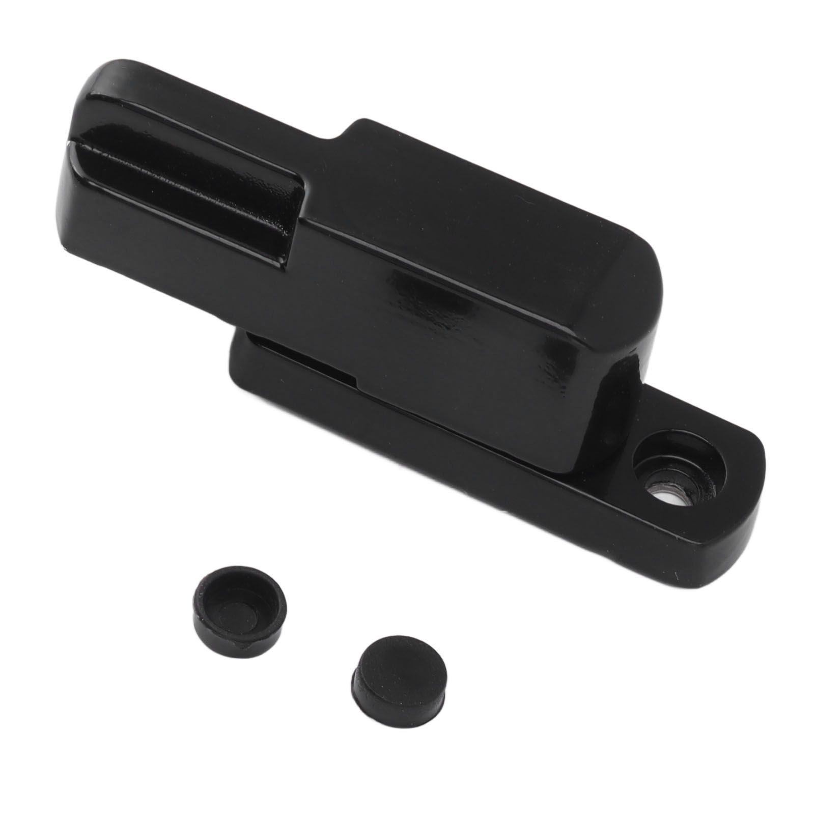 Window Latch Sash Lock Aluminum Alloy Anti Theft T Type Universal Child Proof Safety Lock for Home Security Black - Image 4