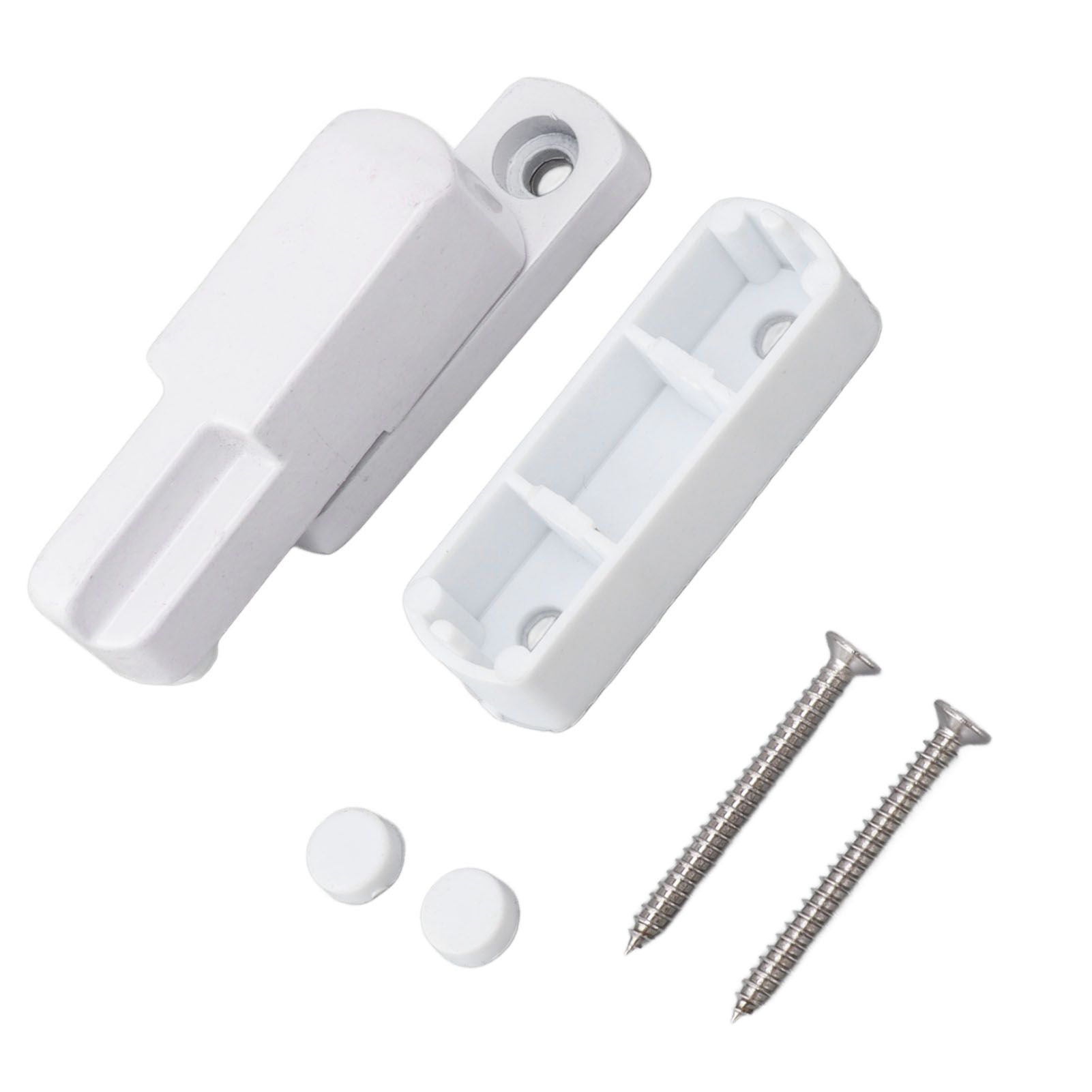 Window Sash Lock Aluminum Alloy T Type Sliding Window Latch Child Proof Safety Lock for Home Security White - Image 3