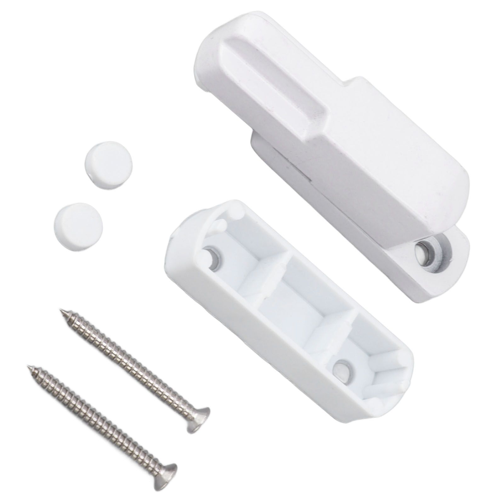 Window Sash Lock Aluminum Alloy T Type Sliding Window Latch Child Proof Safety Lock for Home Security White - Image 4