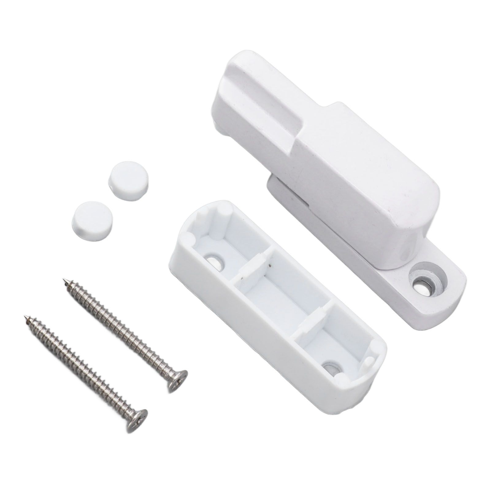 Window Sash Lock Aluminum Alloy T Type Sliding Window Latch Child Proof Safety Lock for Home Security White - Image 7