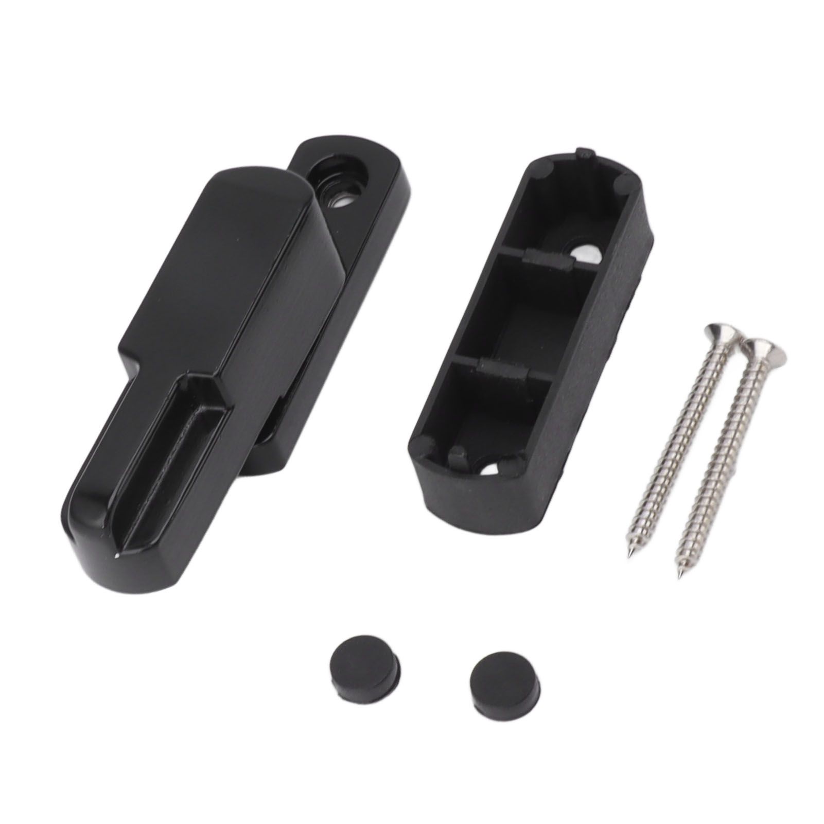 Window Sash Lock Aluminum Alloy T Type Sliding Window Latch Child Proof Safety Lock for Home Security Black - Image 3