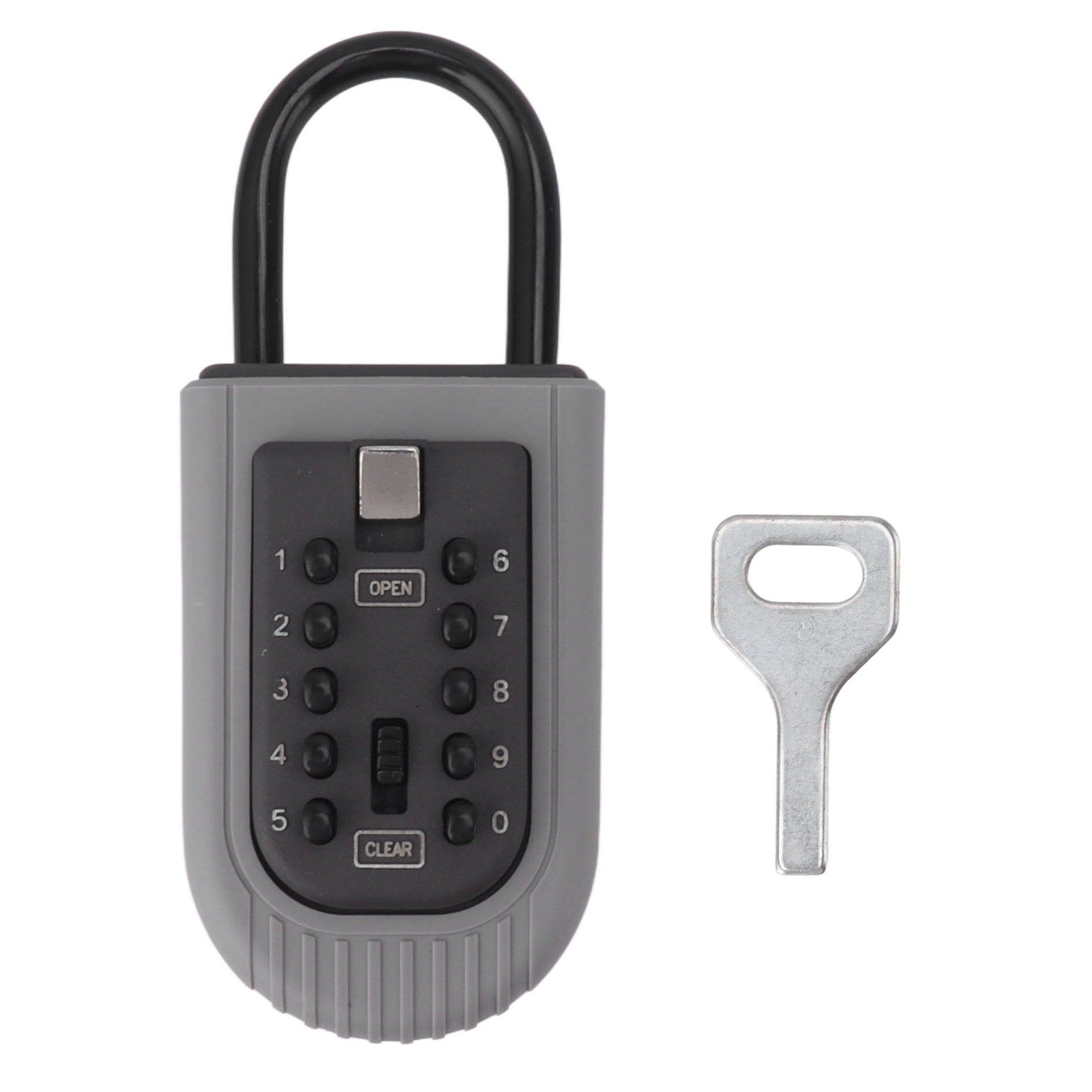 Key Lock Box Code Access Weather Resistant Wall Mount Safety Lock Box Key Lockbox with Hook for Home Car - Image 1
