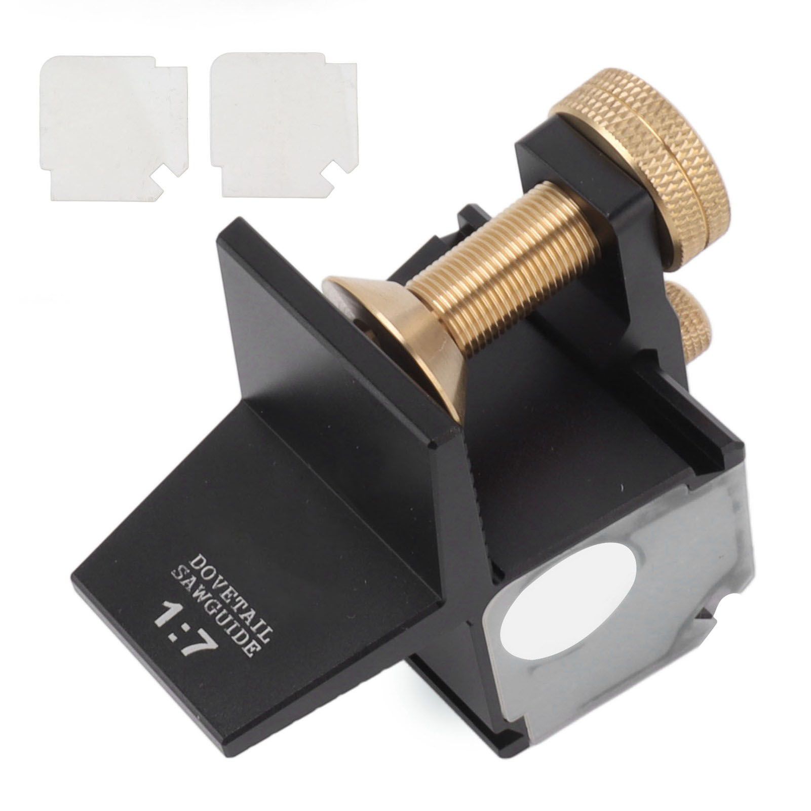 Woodworking Dovetail Magnetic Saw 1:7 Accuracy Cutting Aluminum Alloy Wood Joints Guide Gauge - Image 1