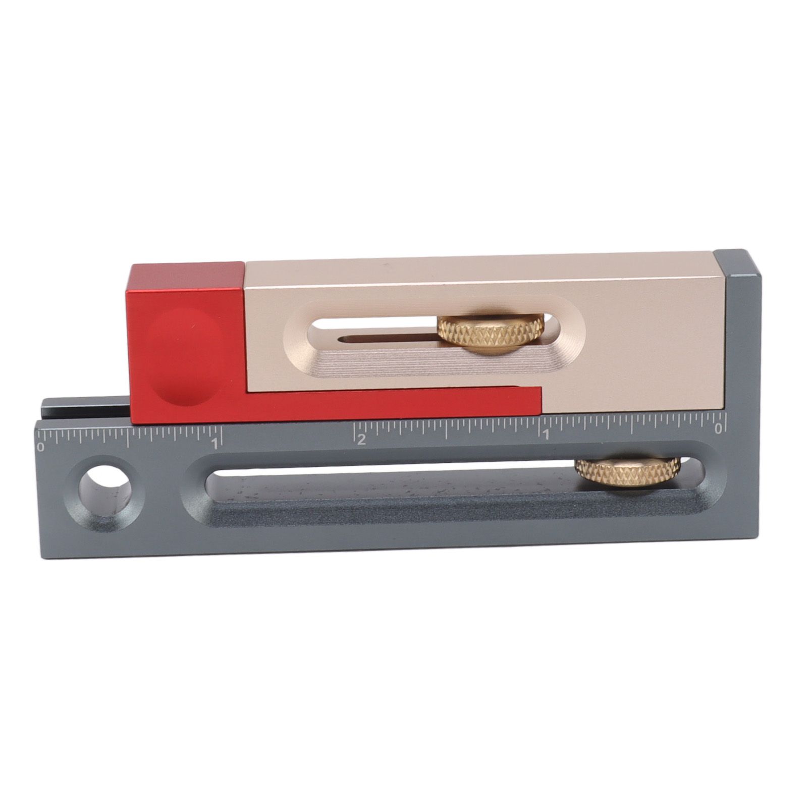 JF06 Table Saw Slot Adjuster Mortise and Tenon Tool Woodworking Movable Measuring Block - Image 2
