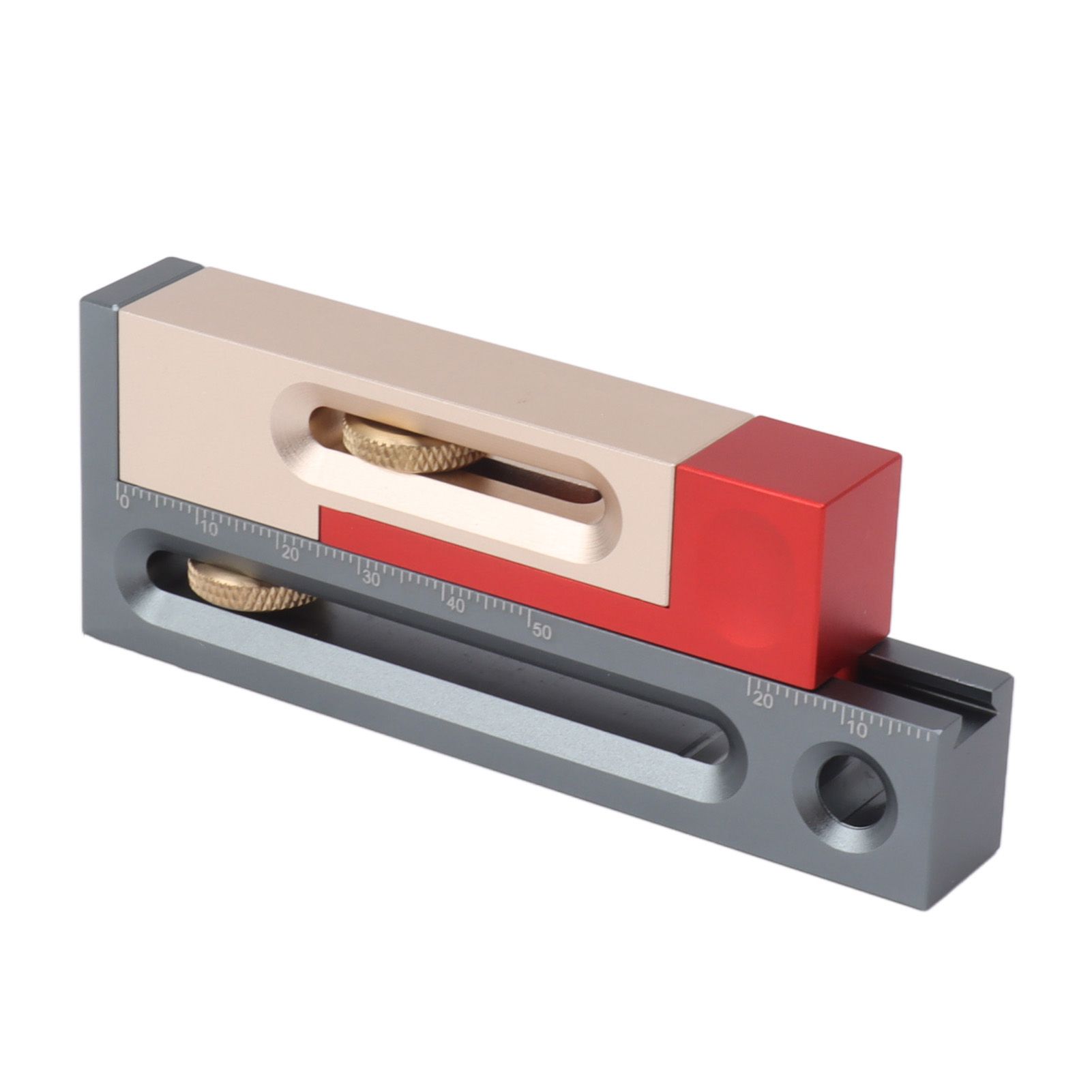 JF06 Table Saw Slot Adjuster Mortise and Tenon Tool Woodworking Movable Measuring Block - Image 3