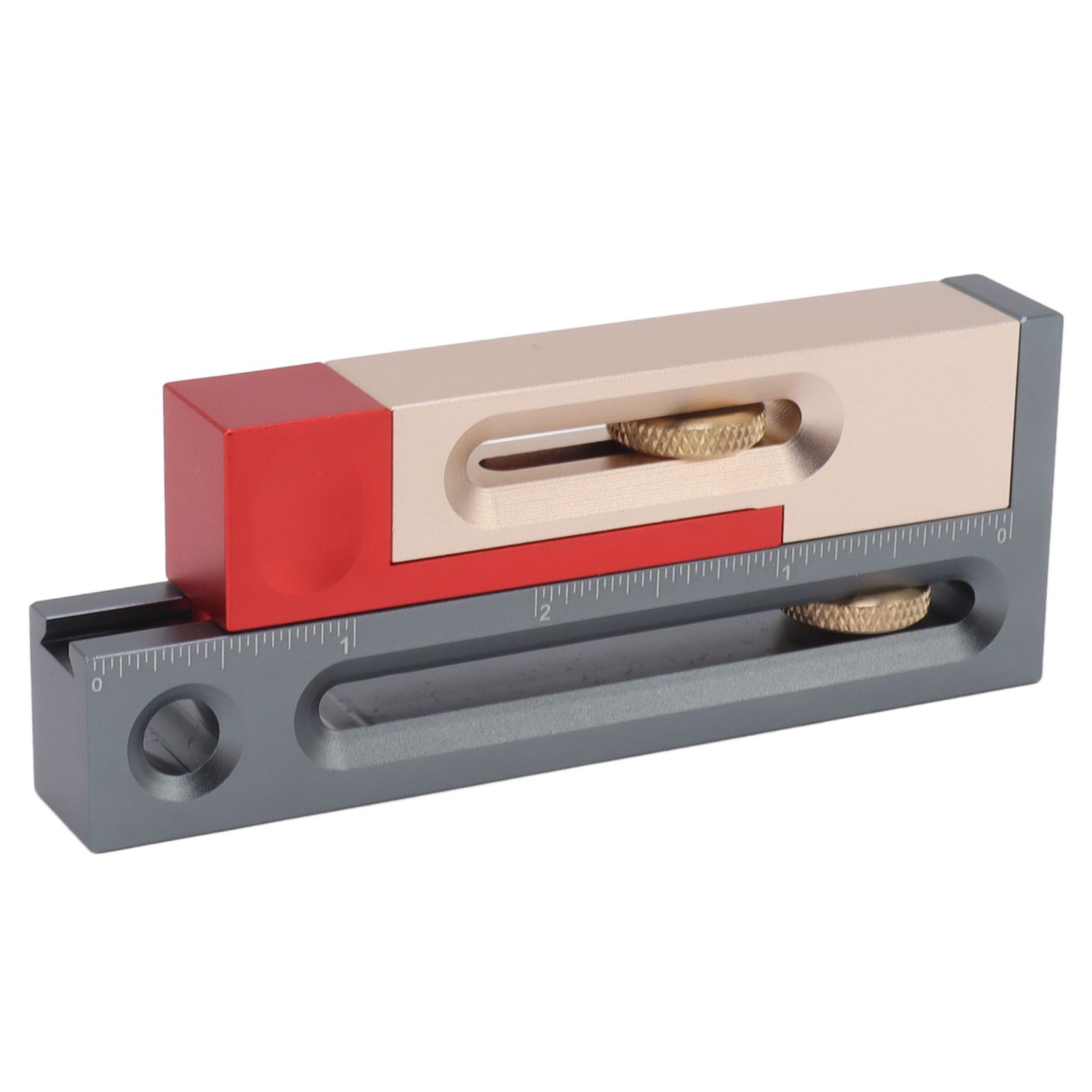 JF06 Table Saw Slot Adjuster Mortise and Tenon Tool Woodworking Movable Measuring Block - Image 4