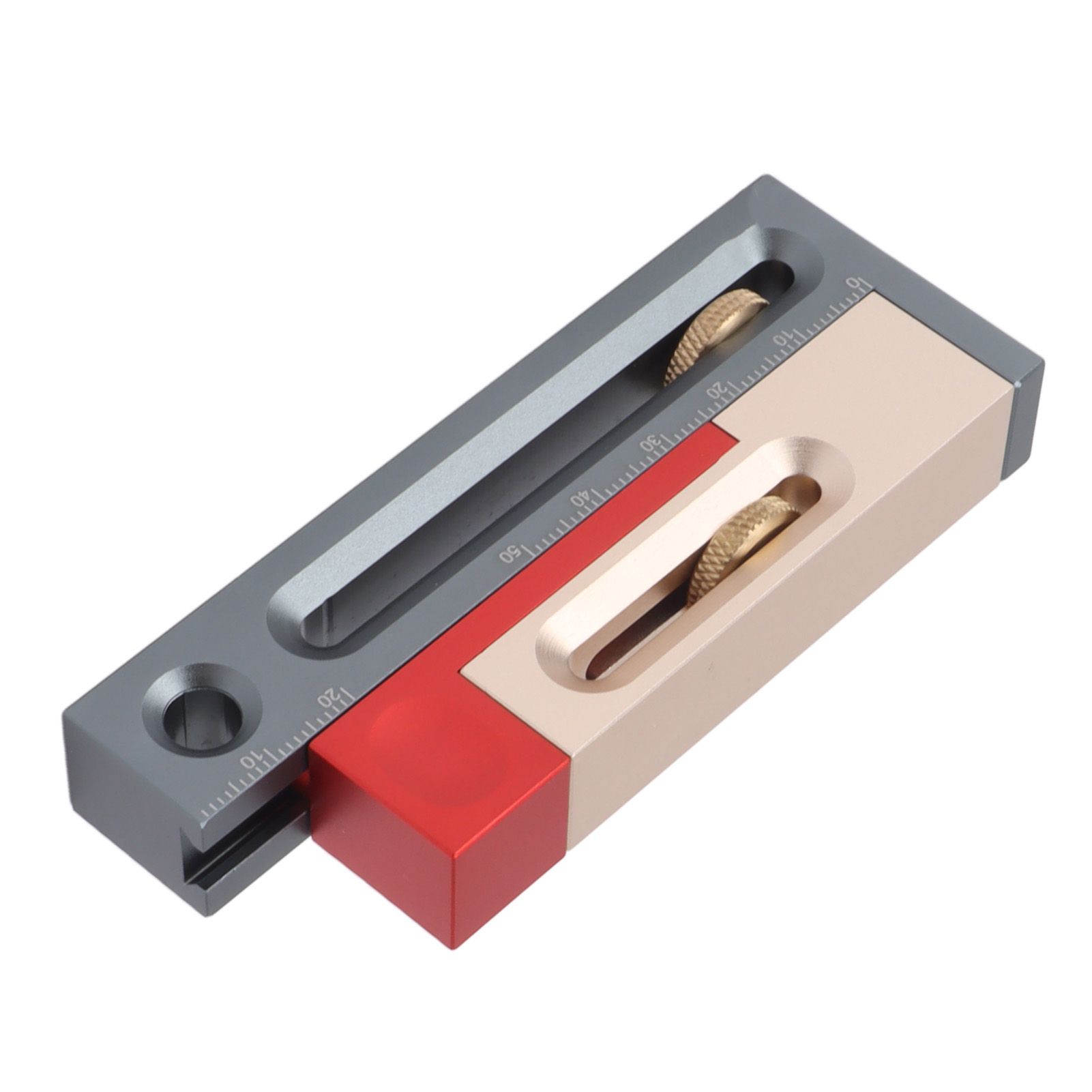 JF06 Table Saw Slot Adjuster Mortise and Tenon Tool Woodworking Movable Measuring Block - Image 8