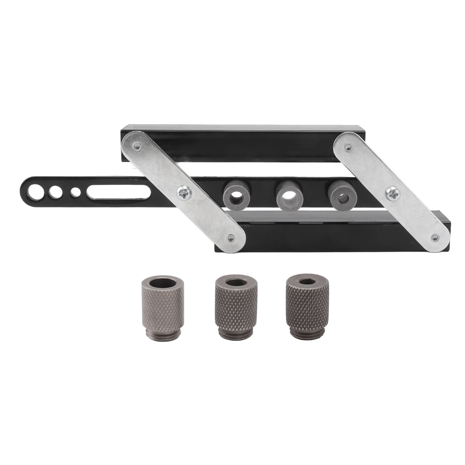 Hole Punch Locator Self Centering Doweling Jig Adjustable Drilling Guide Template DIY Woodworking Tool Kit - Image 1