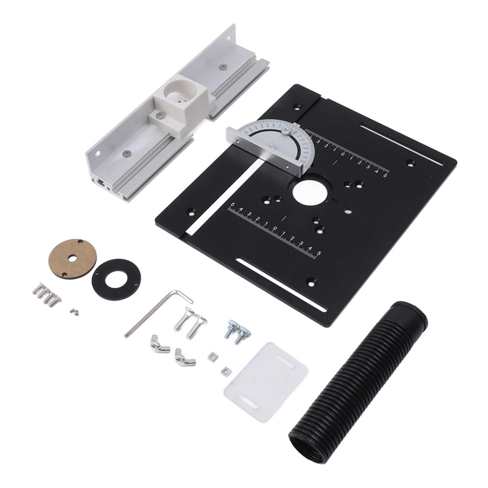 Router Table Insert Board Aluminum Alloy Steel Height Adjustable Milling Trimming Machine Insert Plate - Image 1