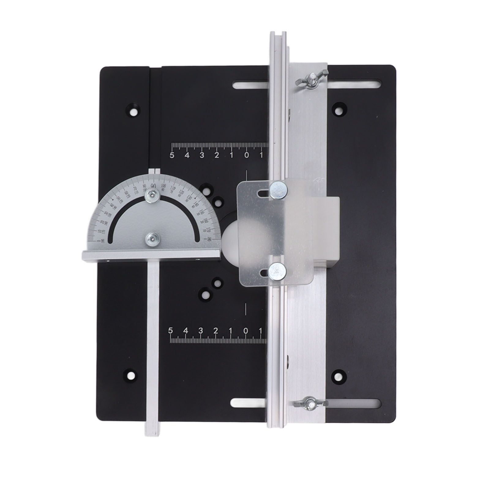 Router Table Insert Board Aluminum Alloy Steel Height Adjustable Milling Trimming Machine Insert Plate - Image 2