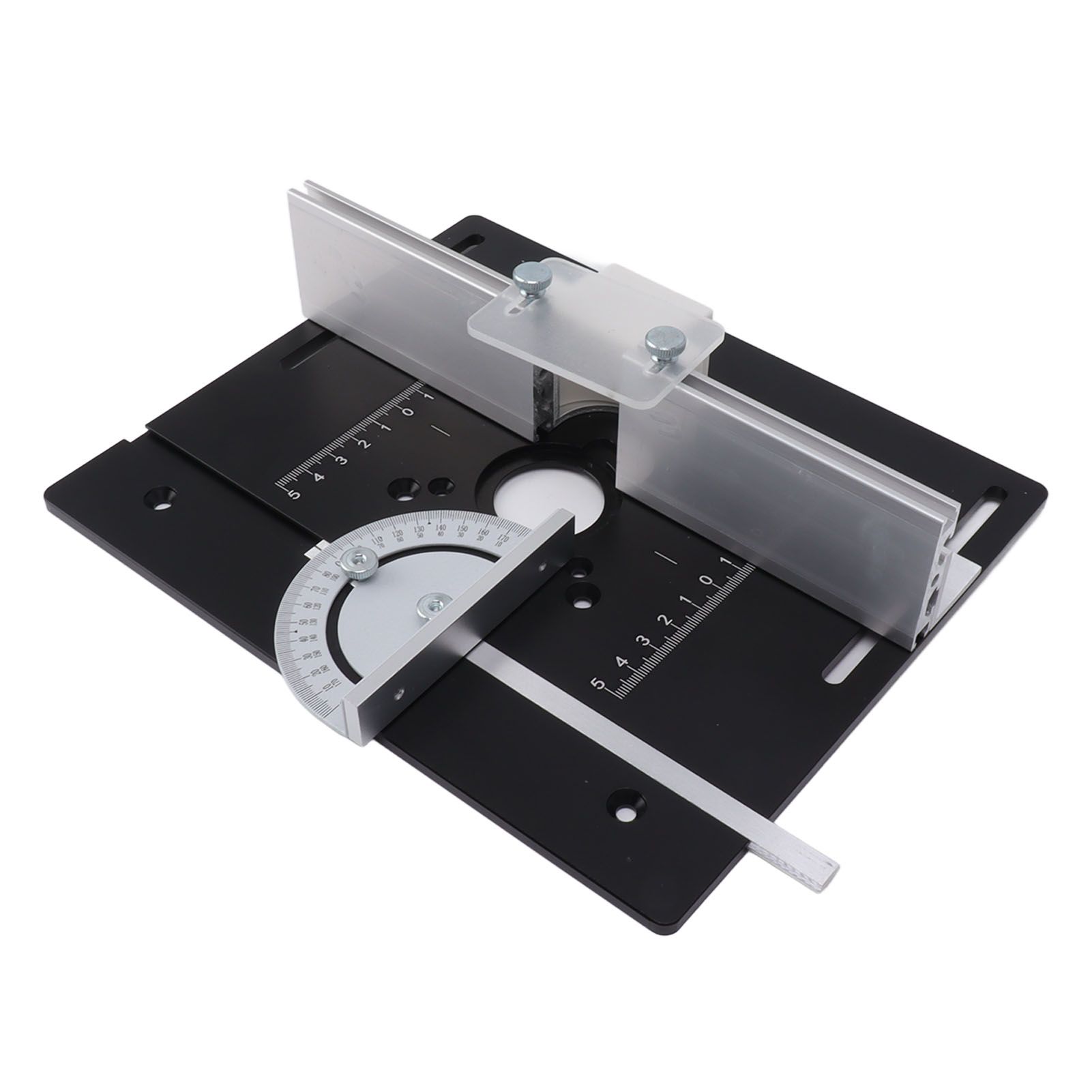 Router Table Insert Board Aluminum Alloy Steel Height Adjustable Milling Trimming Machine Insert Plate - Image 3
