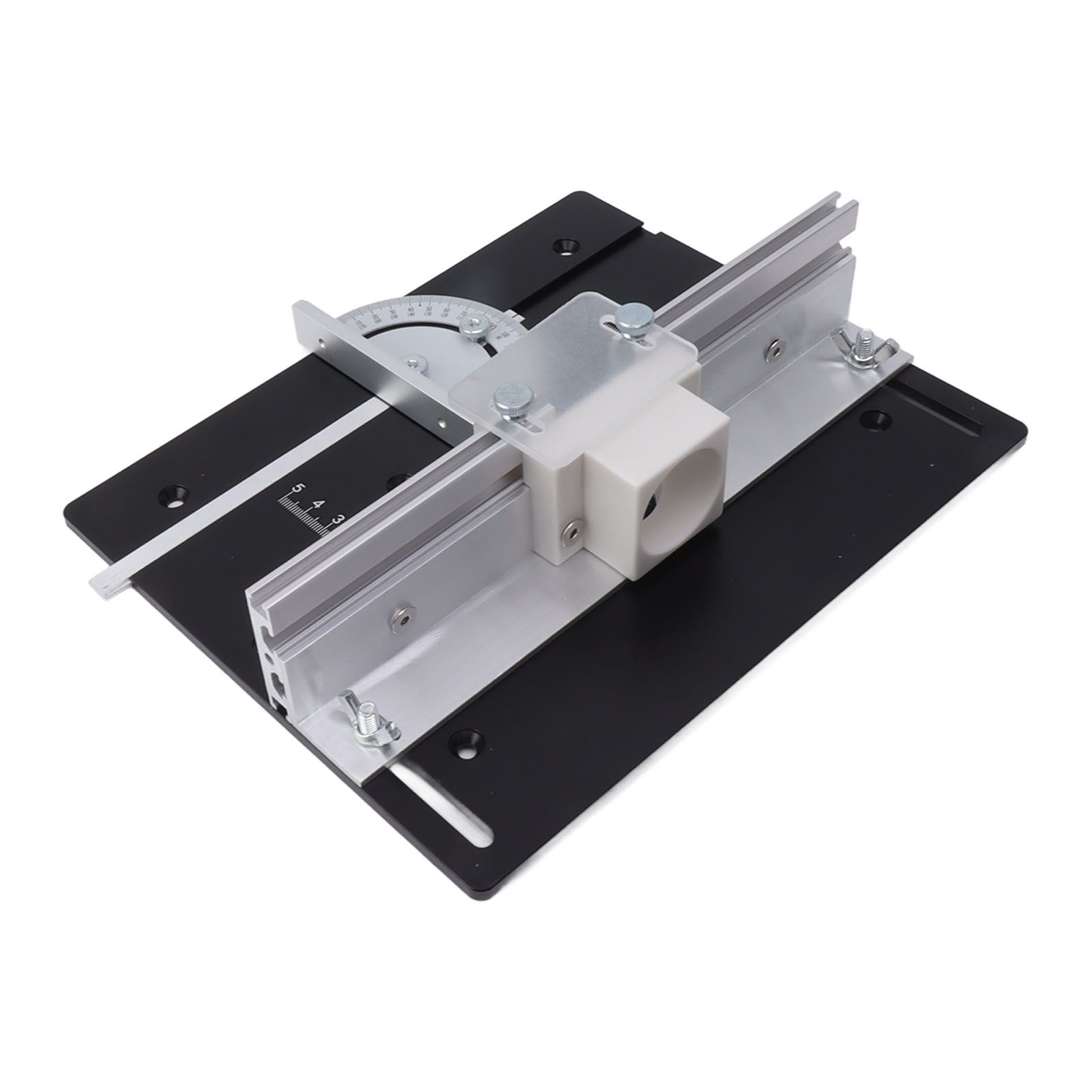 Router Table Insert Board Aluminum Alloy Steel Height Adjustable Milling Trimming Machine Insert Plate - Image 6