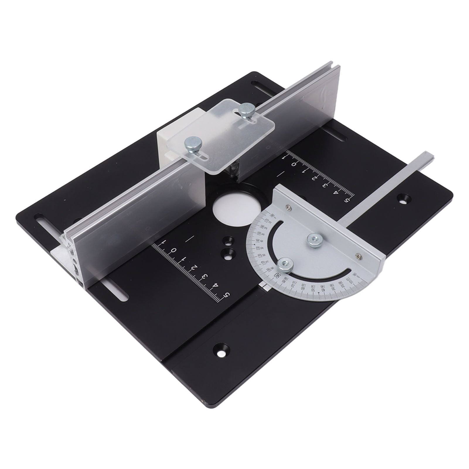 Router Table Insert Board Aluminum Alloy Steel Height Adjustable Milling Trimming Machine Insert Plate - Image 8