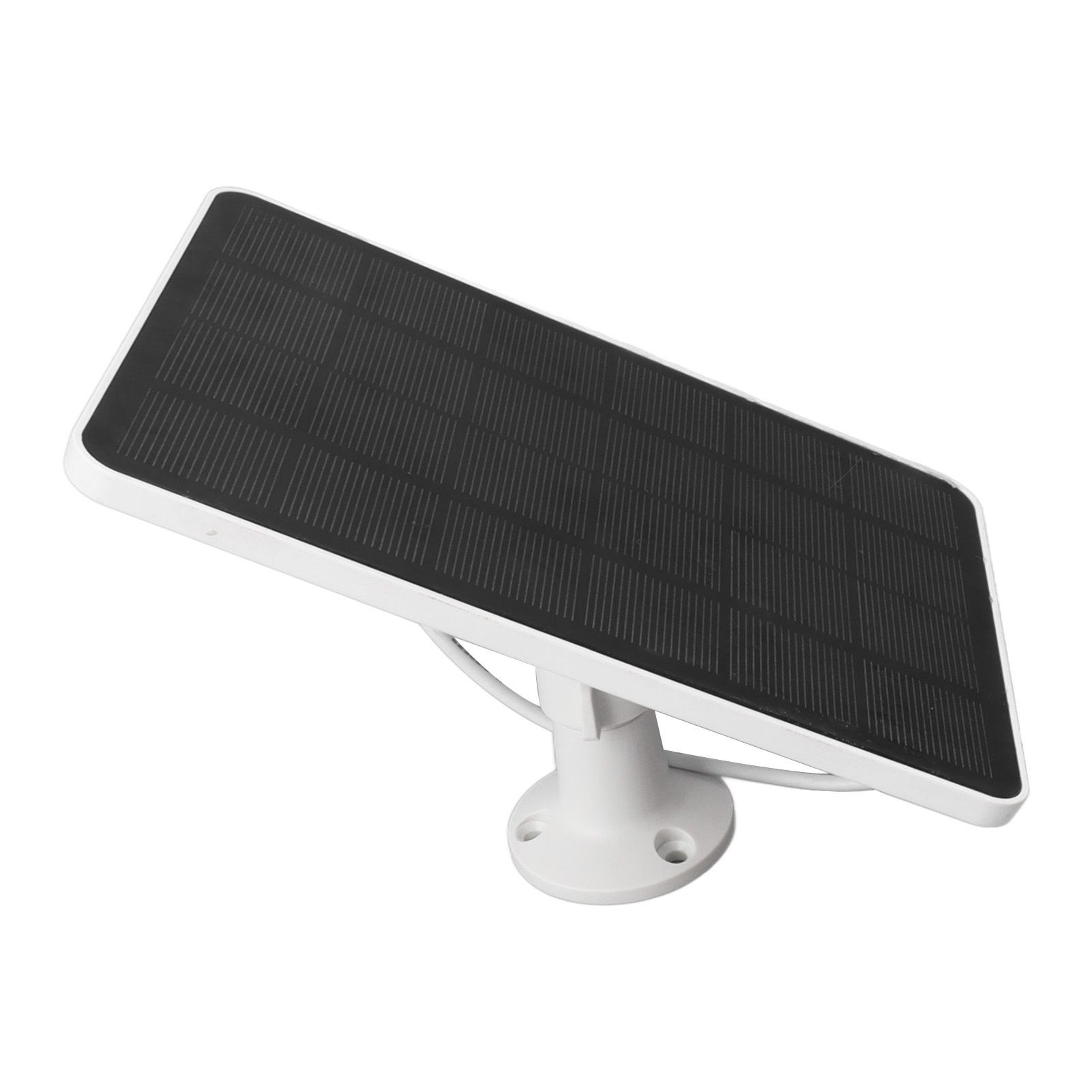 4W 5V Solar Panel for Wireless Outdoor Security Camera IP65 Waterproof Solar Charging Panel with Adjustable Bracket White - Image 7