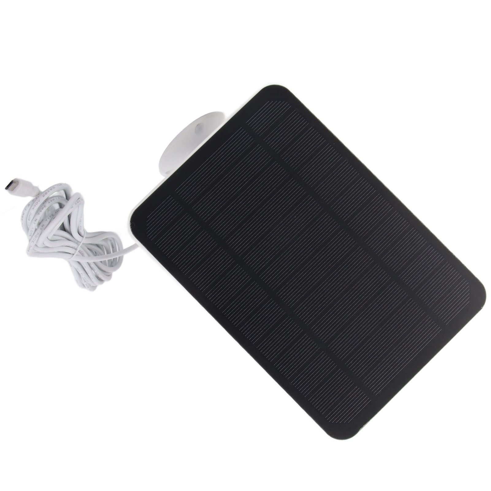 4W 5V Solar Panel for Arlo for Ring for Blink Security Camera IP65 Waterproof Solar Charger with 360 Degree Adjustable Bracket White - Image 2