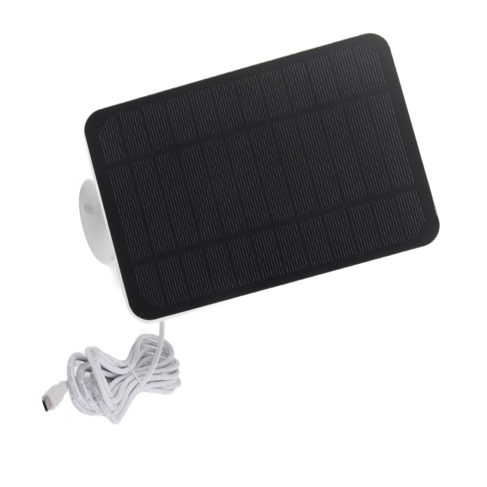 4W 5V Solar Panel for Arlo for Ring for Blink Security Camera IP65 Waterproof Solar Charger with 360 Degree Adjustable Bracket White - Image 3