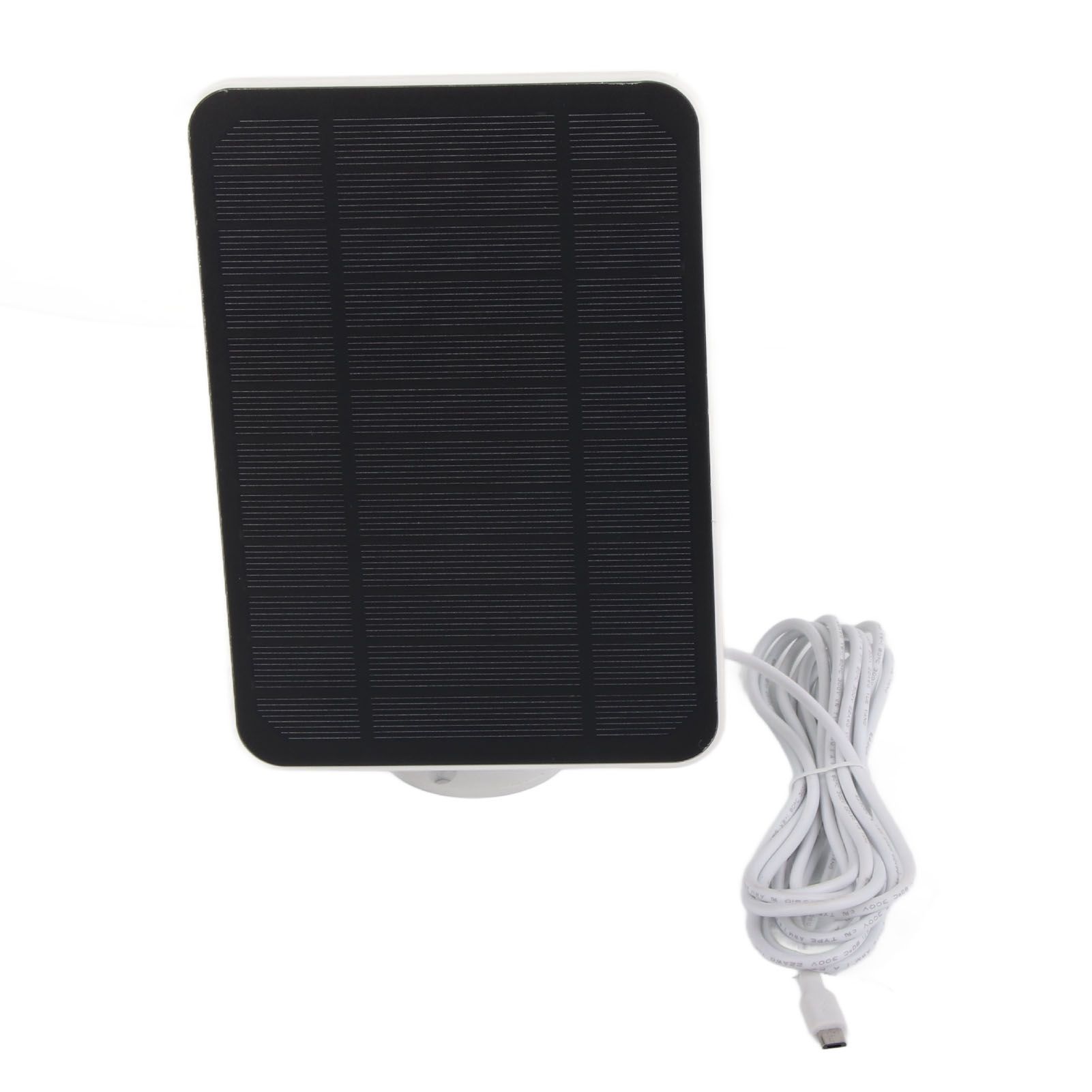 4W 5V Solar Panel for Arlo for Ring for Blink Security Camera IP65 Waterproof Solar Charger with 360 Degree Adjustable Bracket White - Image 7