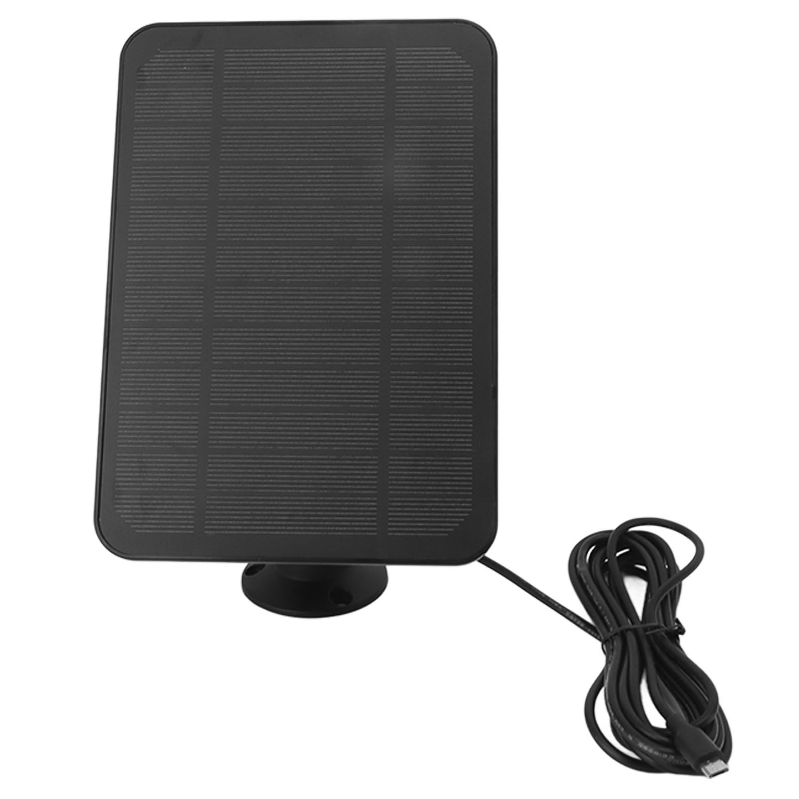 4W 5V Solar Panel for Arlo for Ring for Blink Security Camera IP65 Waterproof Solar Charger with 360 Degree Adjustable Bracket Black - Image 2