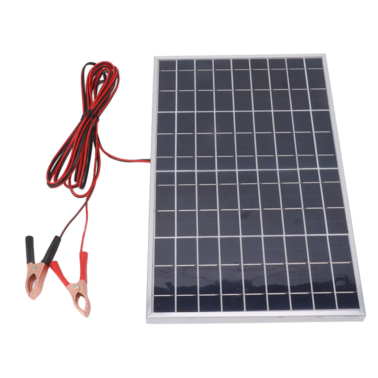 Solar Panel 15W 18V High Efficiency Polycrystalline Solar Panel Kit with Clip for Car RV Marine Charging - Image 5