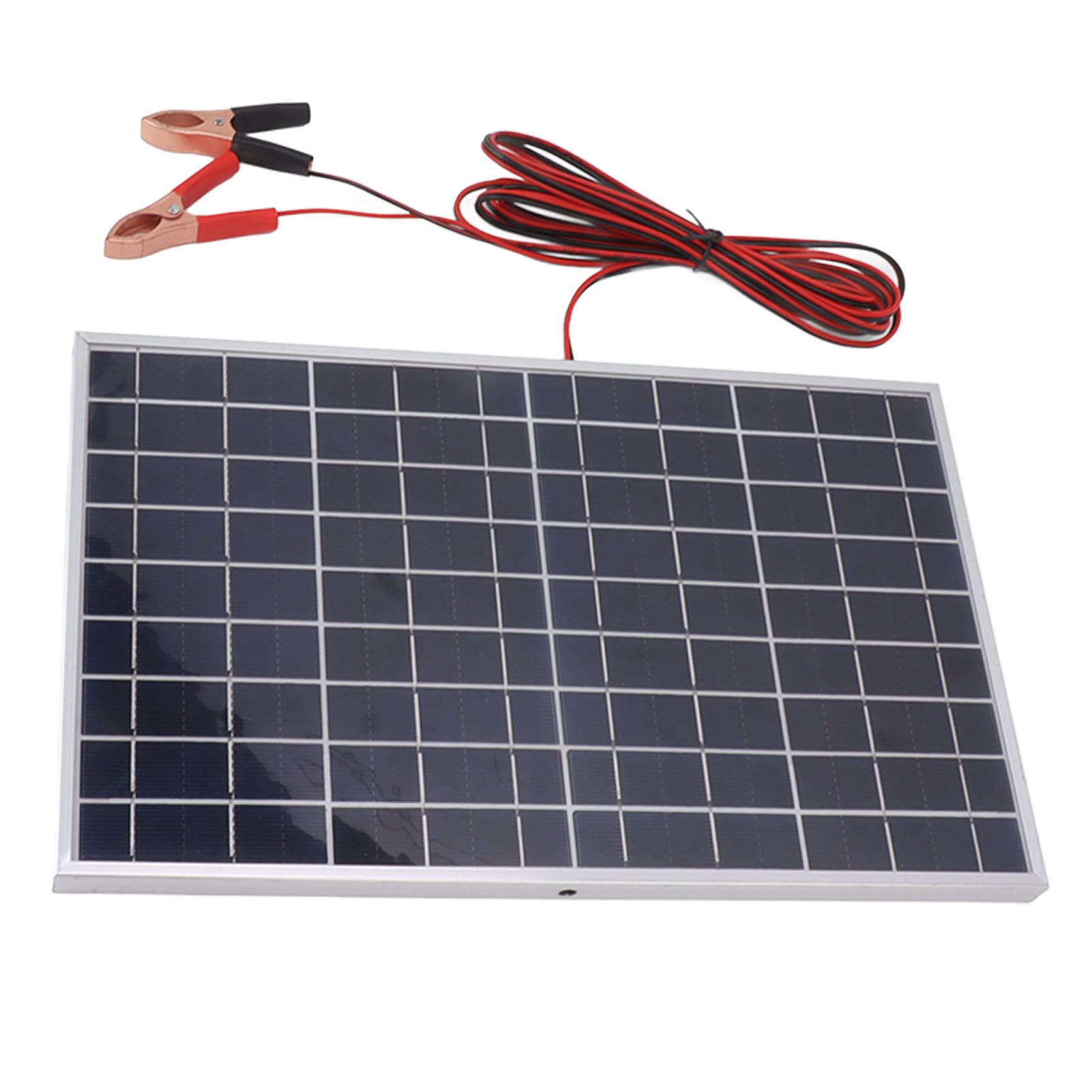 Solar Panel 15W 18V High Efficiency Polycrystalline Solar Panel Kit with Clip for Car RV Marine Charging - Image 7