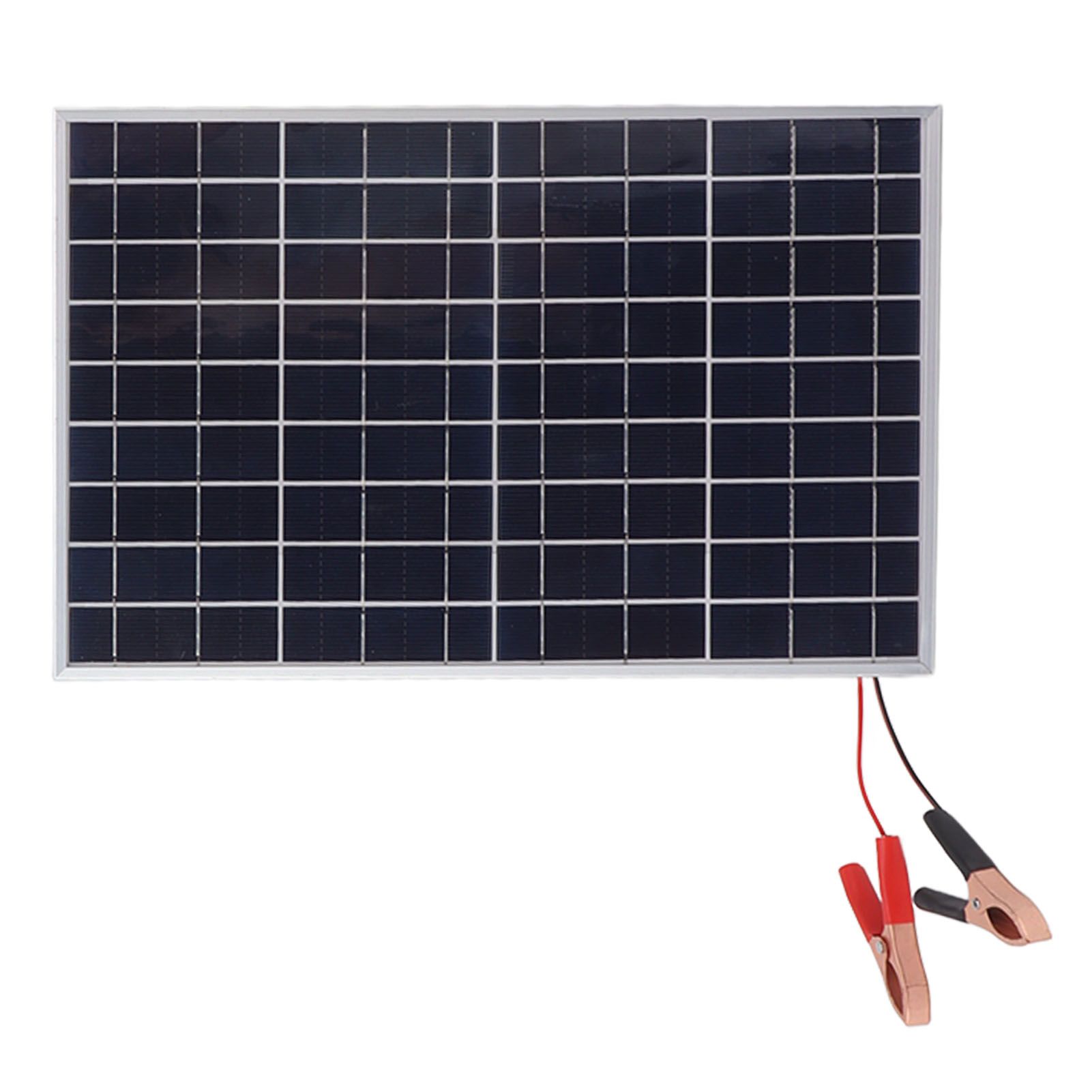 Solar Panel 15W 18V High Efficiency Polycrystalline Solar Panel Kit with Clip for Car RV Marine Charging - Image 8