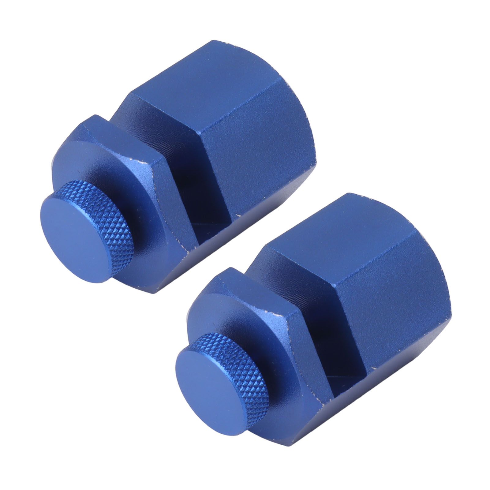 2PCS Stair Guages Knobs Aluminium Alloy Stair Stringer Layout Tool for Framing Square Carpentry Rafter Blue - Image 3