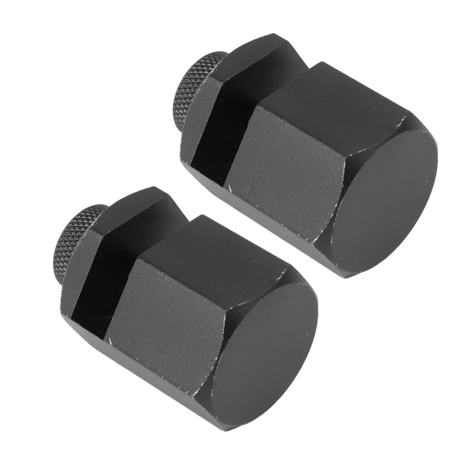 2PCS Stair Guages Knobs Aluminium Alloy Stair Stringer Layout Tool for Framing Square Carpentry Rafter Black - Image 2