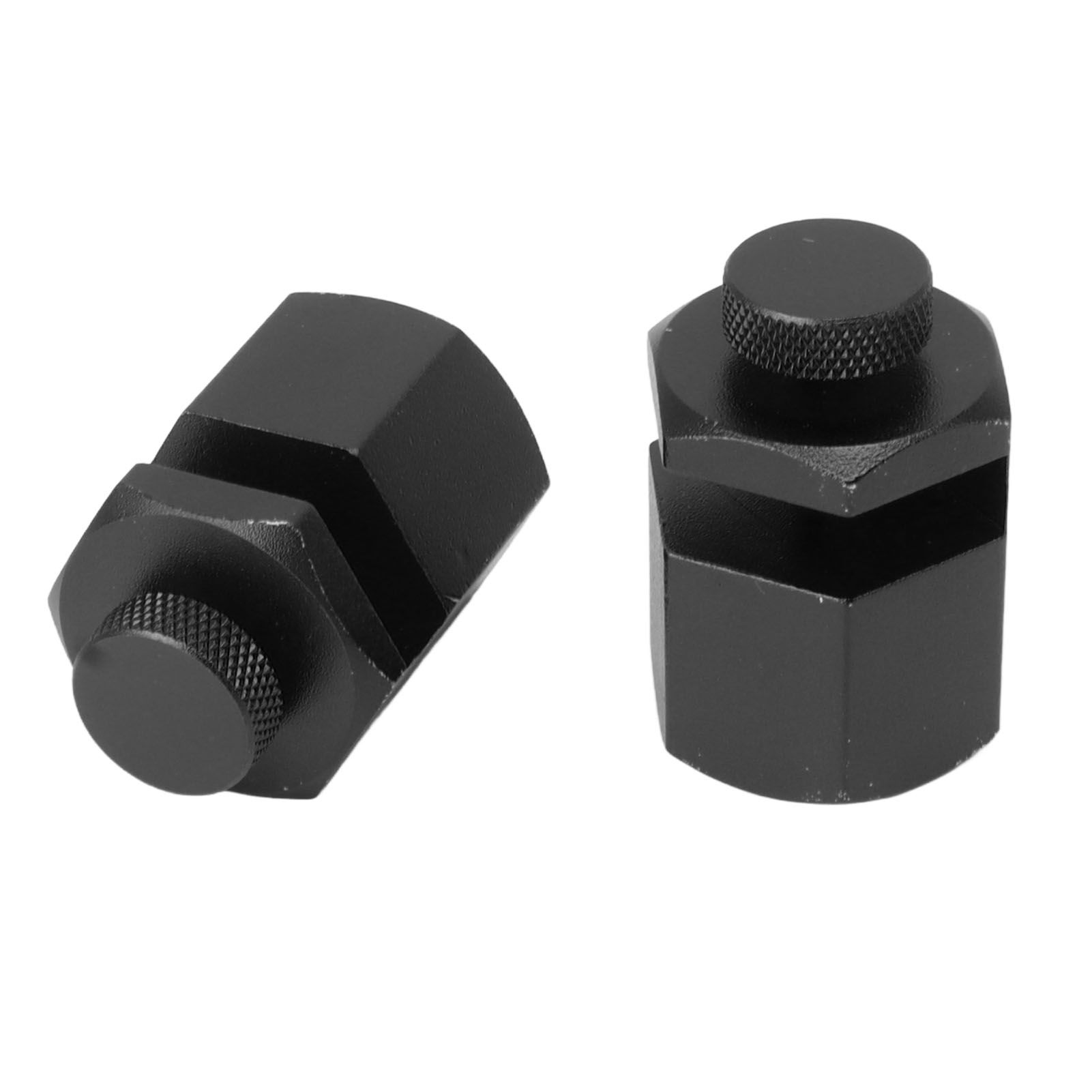 2PCS Stair Guages Knobs Aluminium Alloy Stair Stringer Layout Tool for Framing Square Carpentry Rafter Black - Image 4