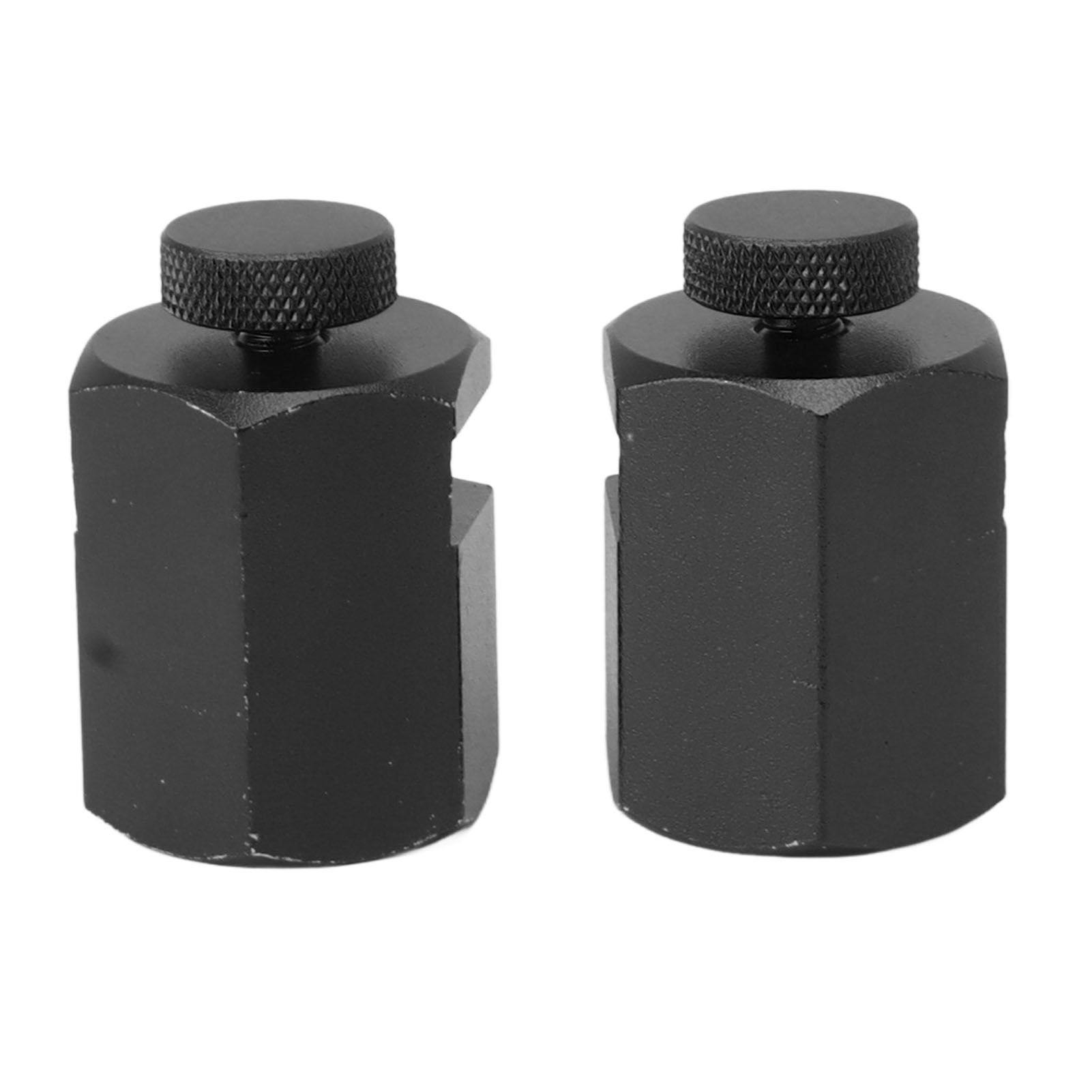 2PCS Stair Guages Knobs Aluminium Alloy Stair Stringer Layout Tool for Framing Square Carpentry Rafter Black - Image 6