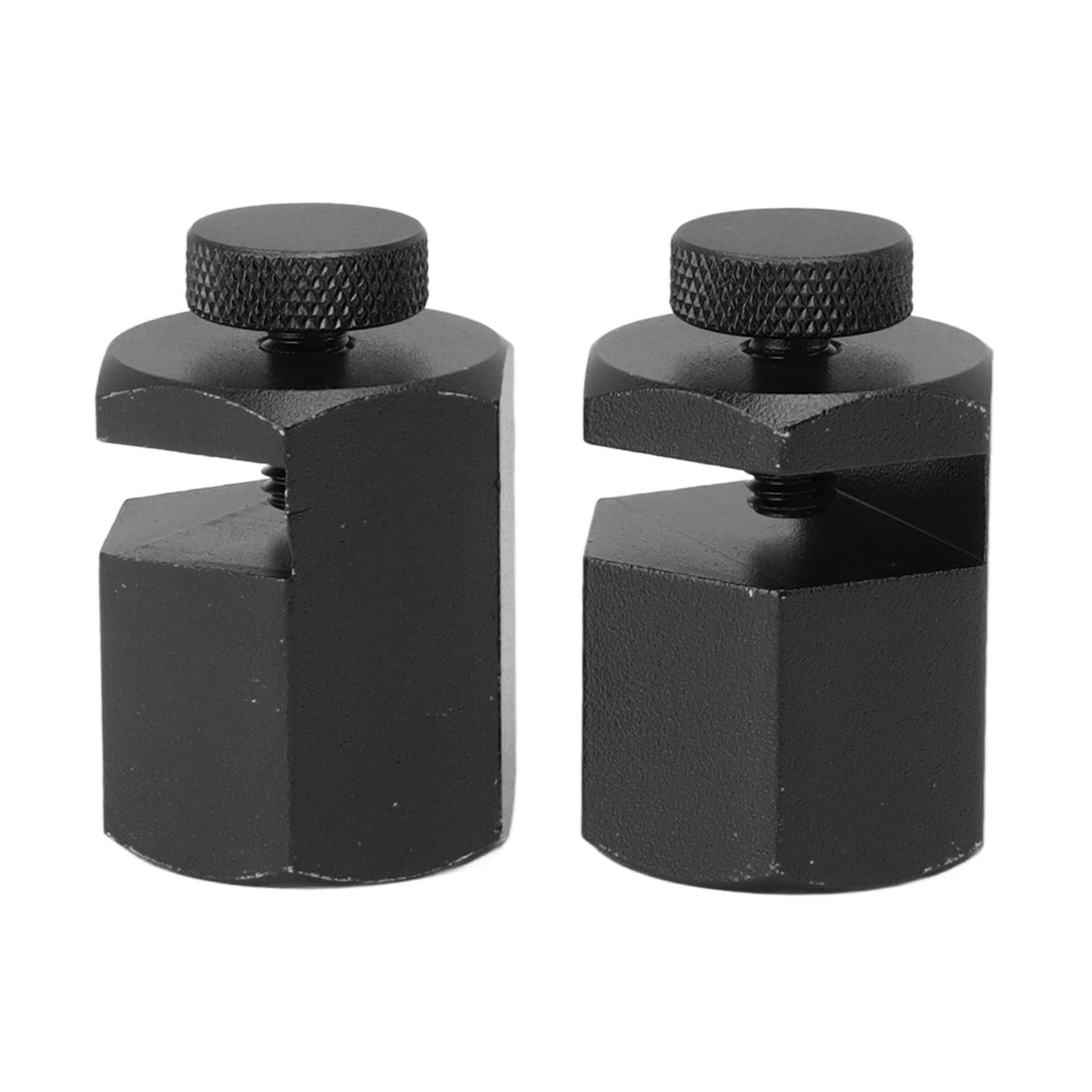2PCS Stair Guages Knobs Aluminium Alloy Stair Stringer Layout Tool for Framing Square Carpentry Rafter Black - Image 7