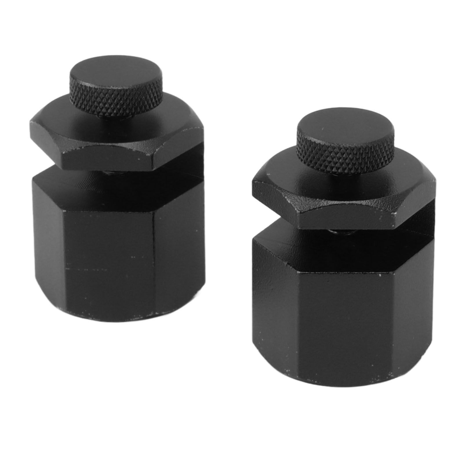 2PCS Stair Guages Knobs Aluminium Alloy Stair Stringer Layout Tool for Framing Square Carpentry Rafter Black - Image 8