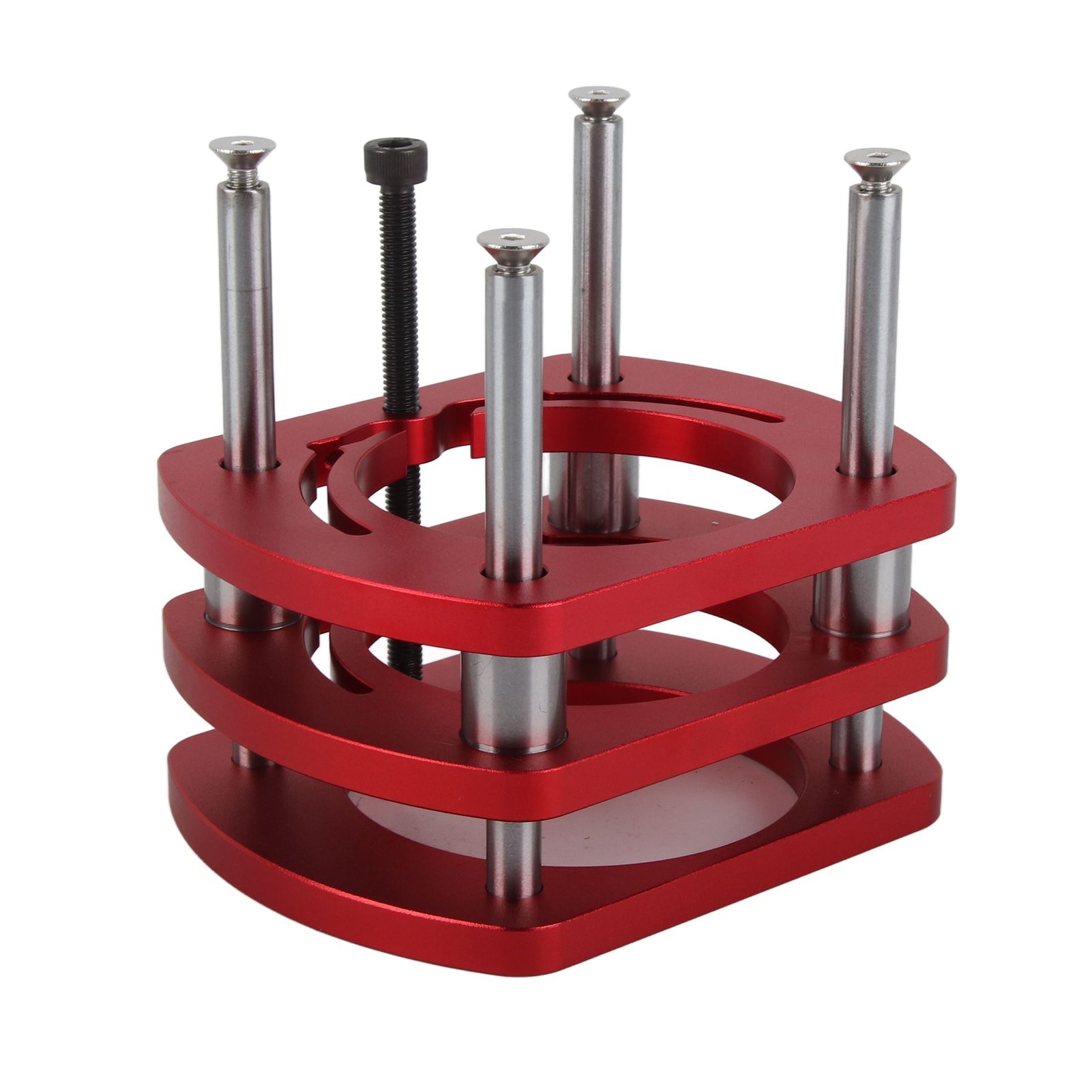 Router Lift Base Aluminum Alloy Router Table Saw Insert Plate Lifting System Base Kit for Small Trimming Machines - Image 3