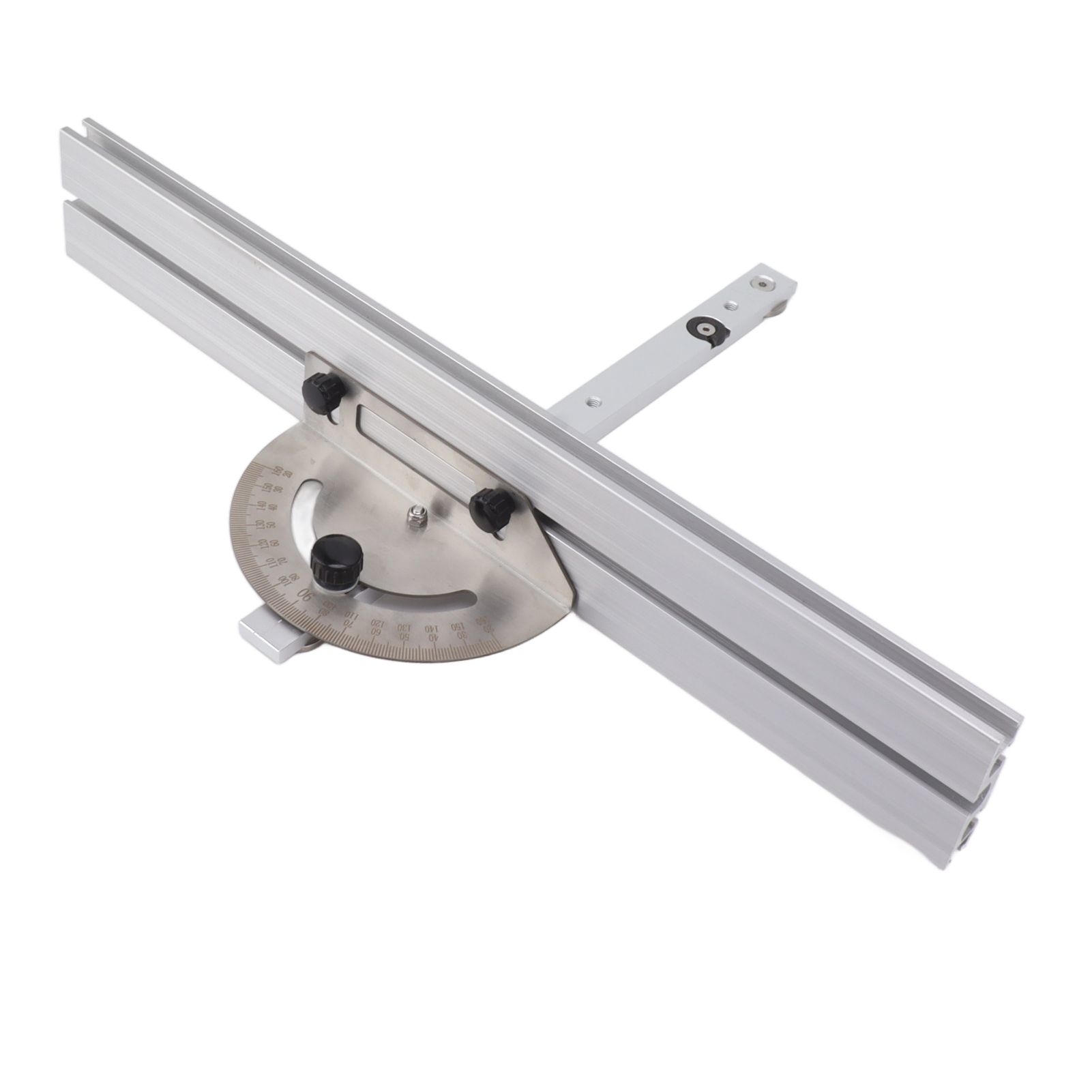 Angle Protractor Angle Finder Ruler Aluminum Alloy Protractor Woodworking Ruler Angle Measure Tool with Backstop - Image 2