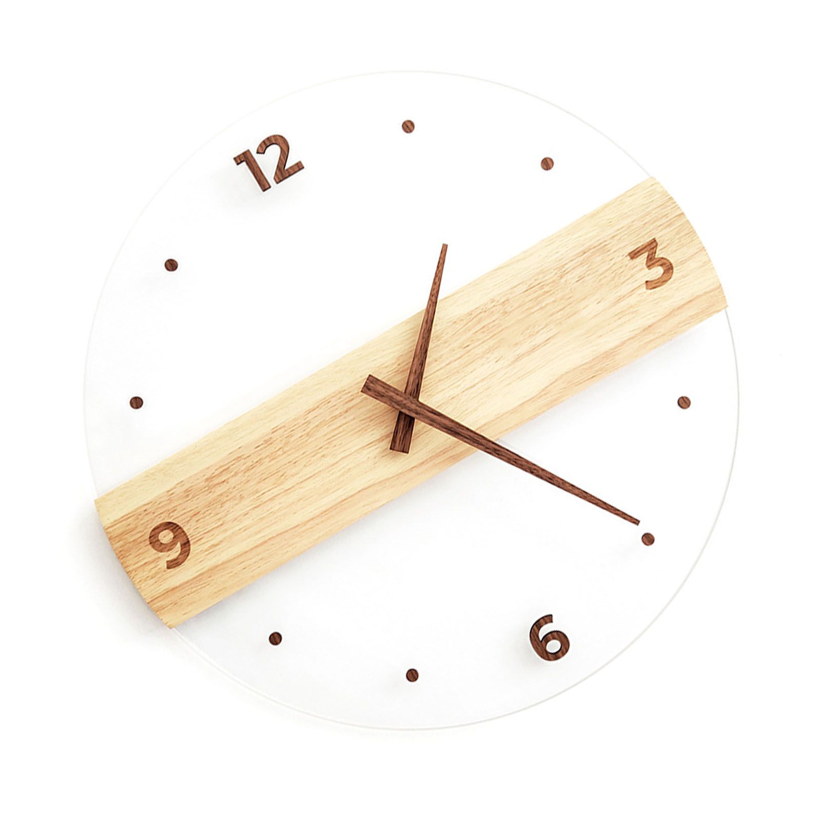 Wall Clock Silent Round Decorative Modern Acrylic Panel Hanging Clock for Living Room Bedroom Office - Image 3