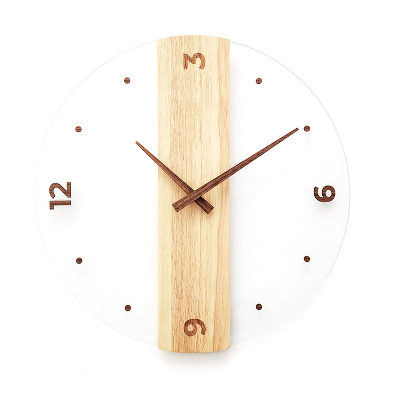 Wall Clock Silent Round Decorative Modern Acrylic Panel Hanging Clock for Living Room Bedroom Office - Image 4